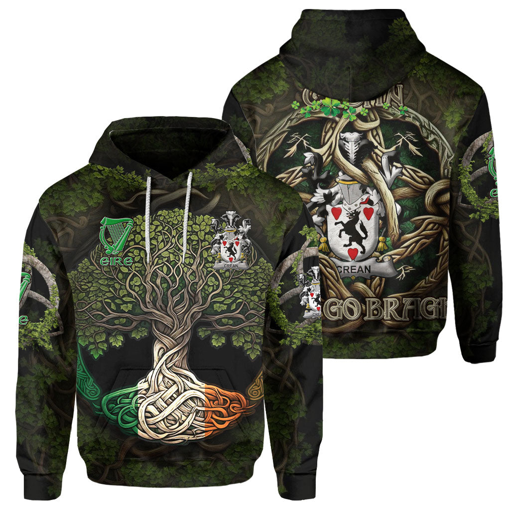 Crean or O Crean Hoodies Ireland Is My Root Style