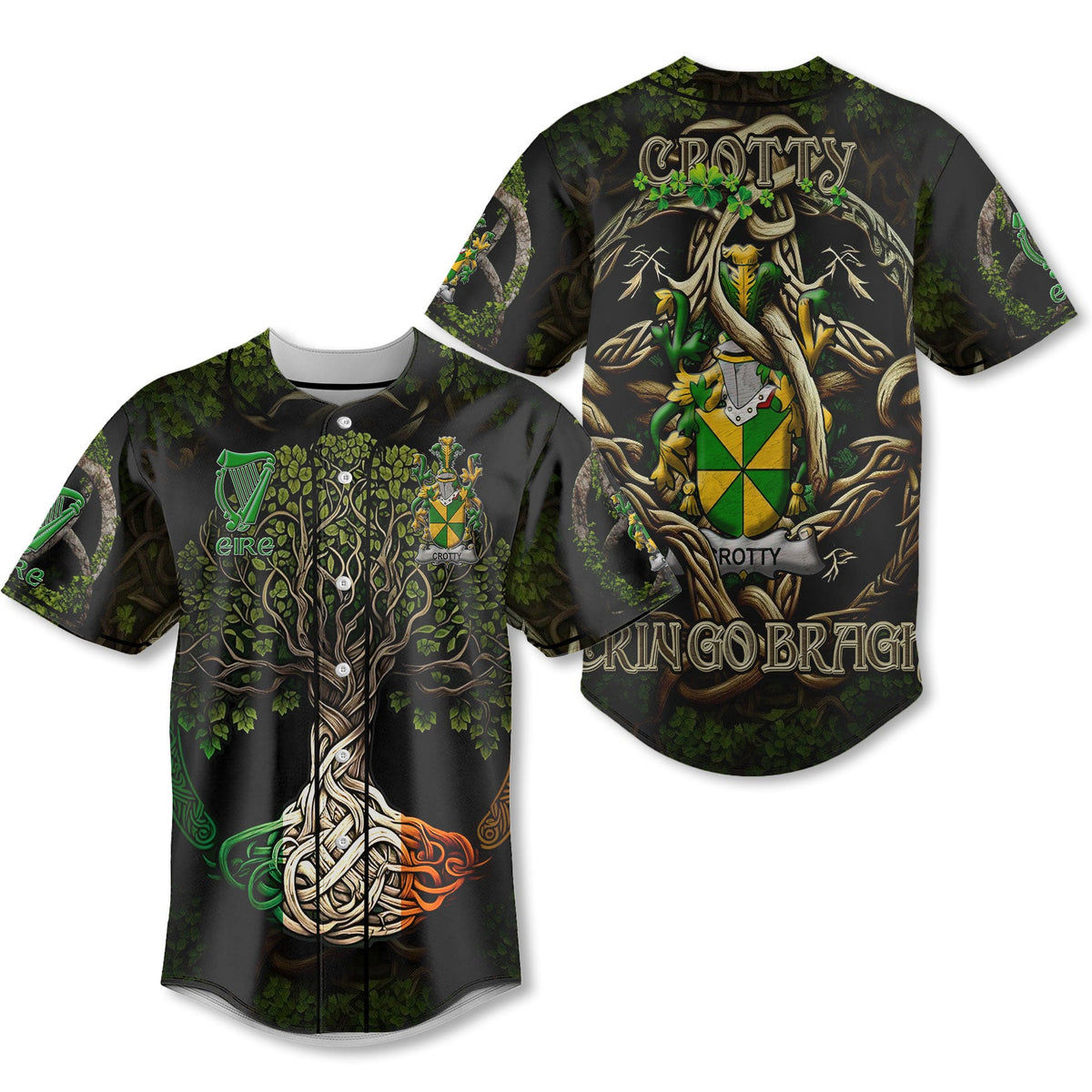Crotty or O Crotty Baseball Jerseys Ireland Is My Root Style