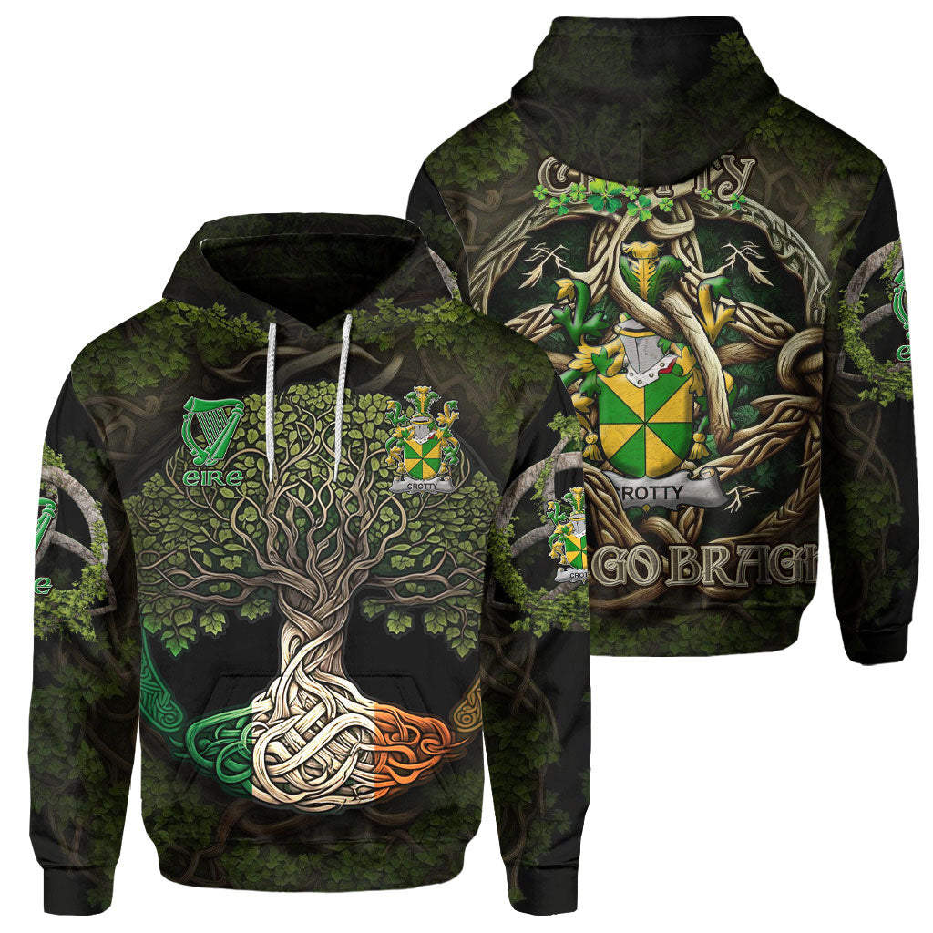 Crotty or O Crotty Hoodies Ireland Is My Root Style