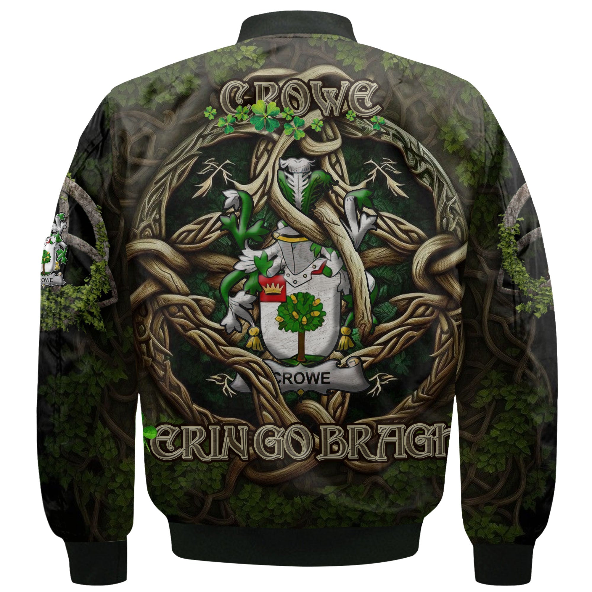Crowe or McEnchroe Bomber Jackets Ireland Is My Root Style