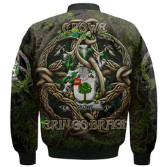 Crowe or McEnchroe Bomber Jackets Ireland Is My Root Style
