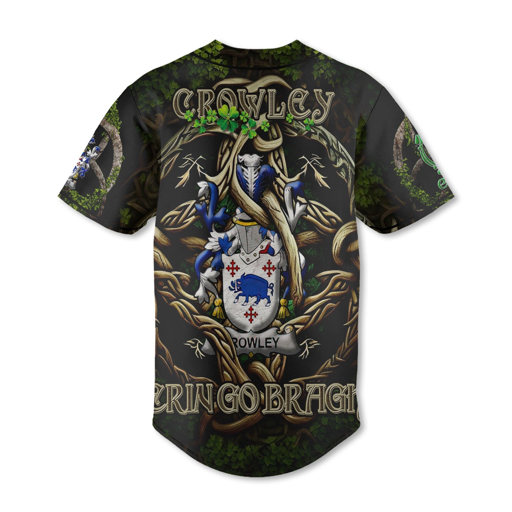 Crowley or O Crouley Baseball Jerseys Ireland Is My Root Style