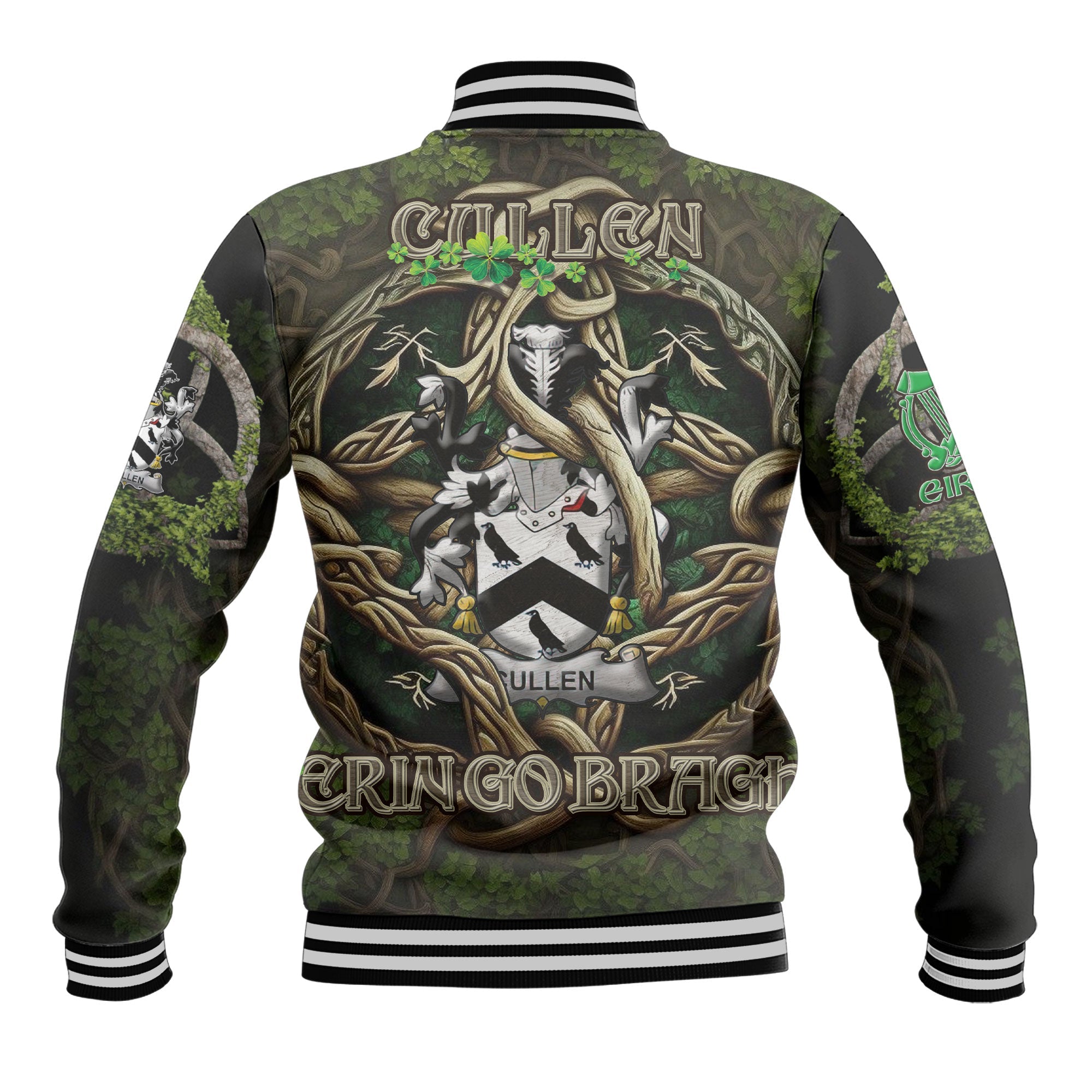 Cullen or McCullen Baseball Jackets Ireland Is My Root Style
