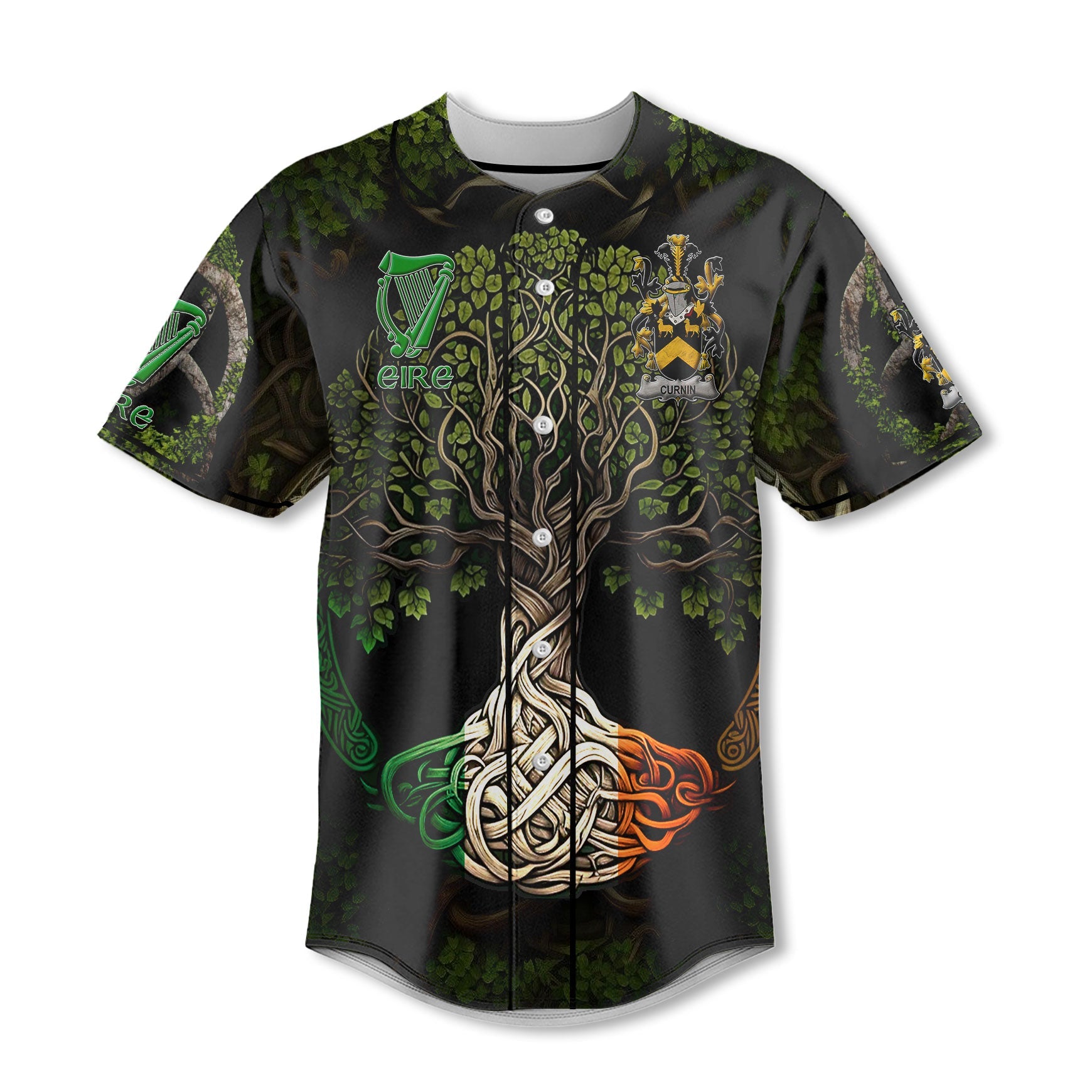 Curnin or O Curneen Baseball Jerseys Ireland Is My Root Style