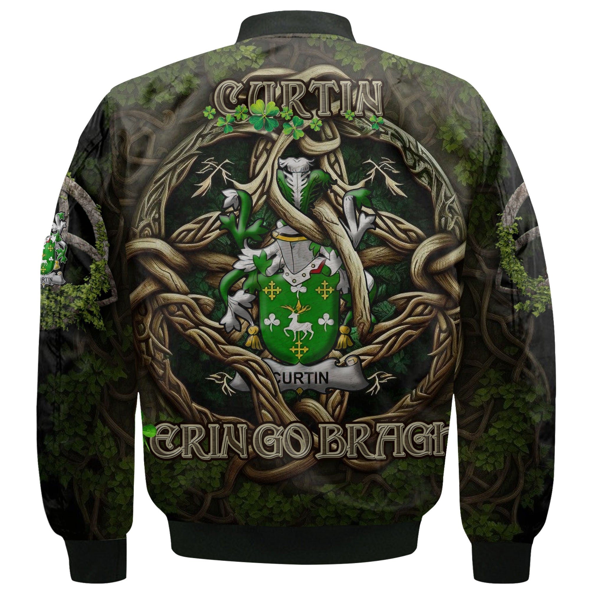 Curtin or McCurtin Bomber Jackets Ireland Is My Root Style
