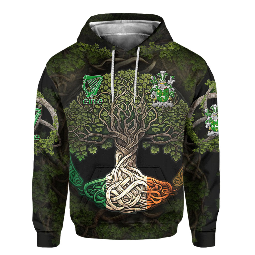 Curtin or McCurtin Hoodies Ireland Is My Root Style