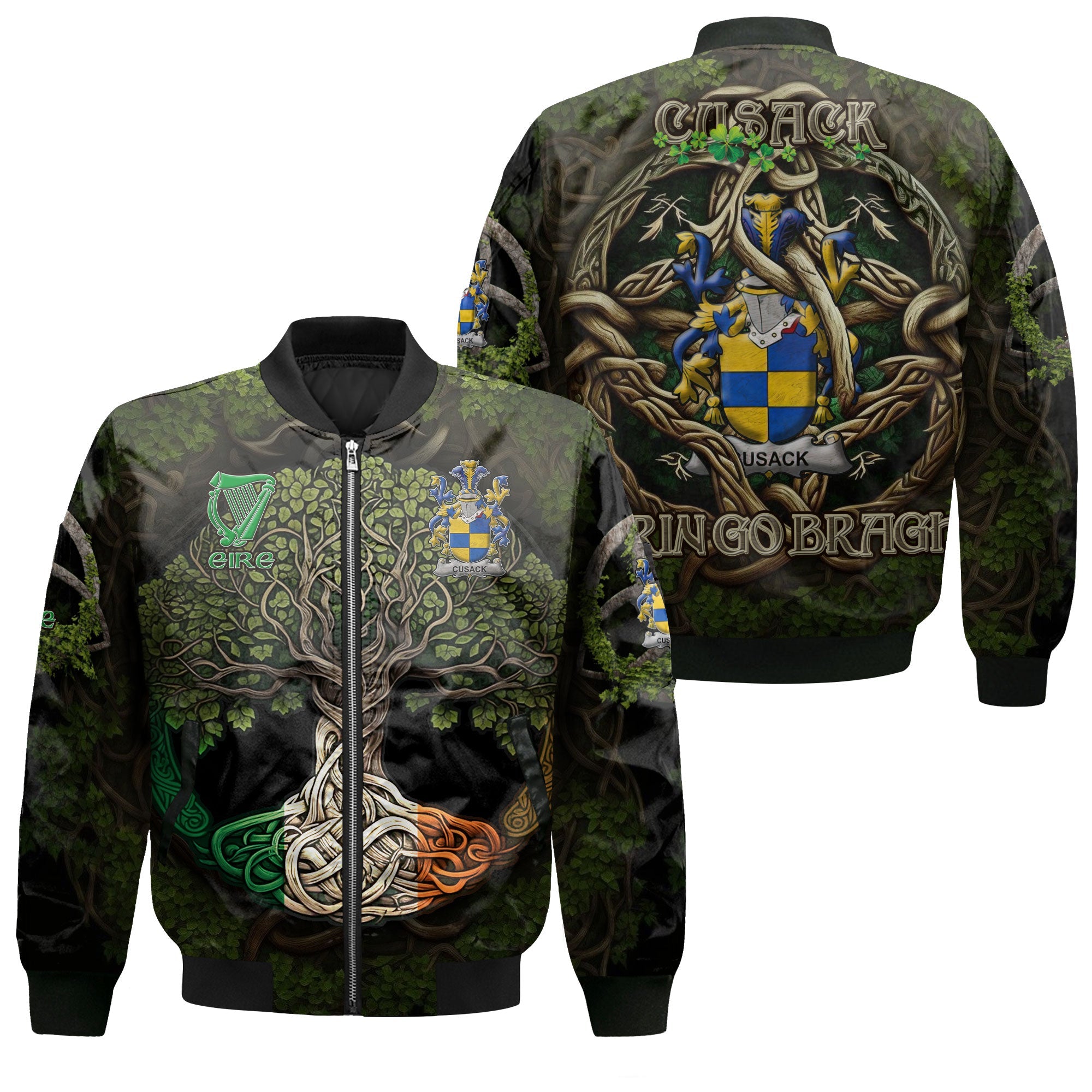 Cusack Bomber Jackets Ireland Is My Root Style