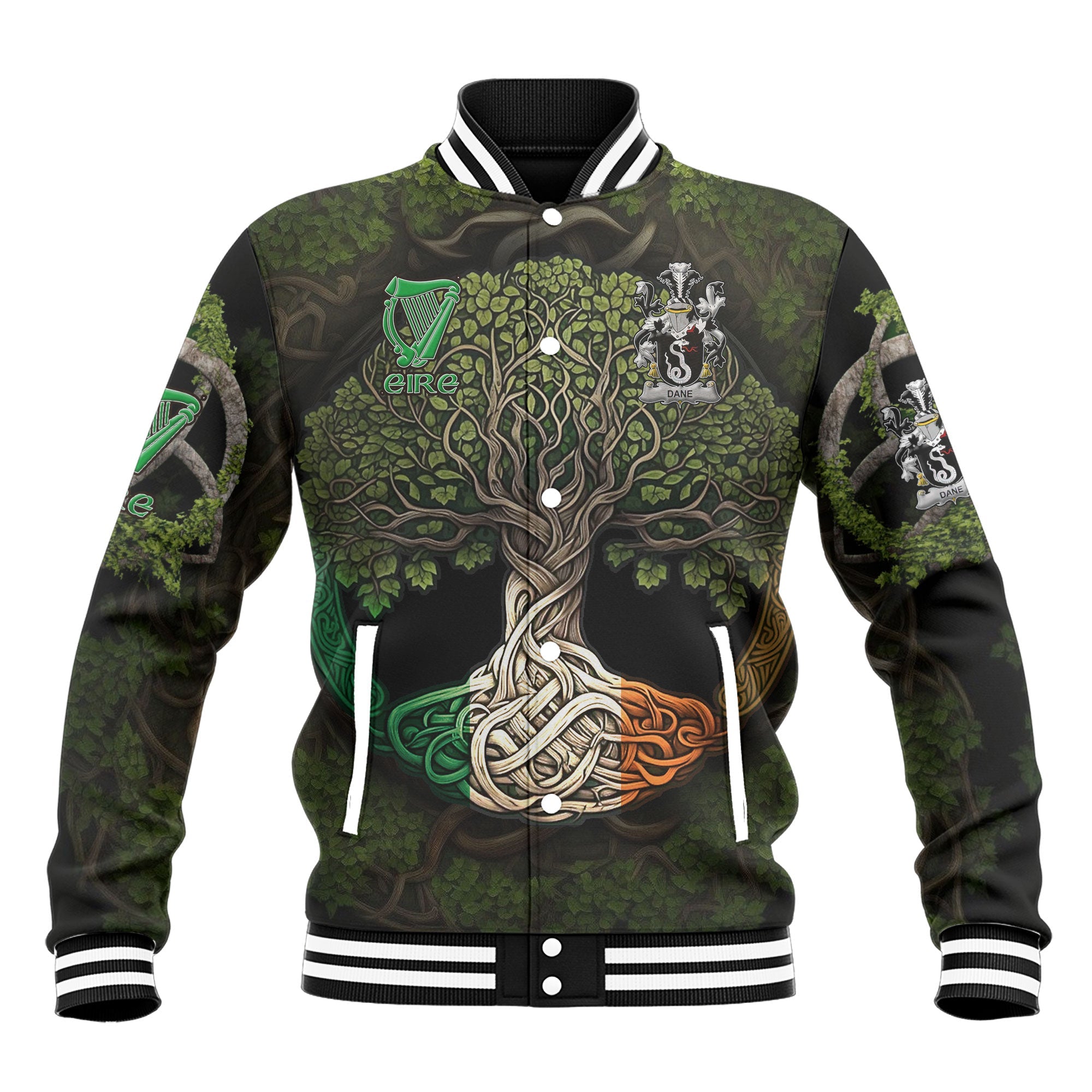 Dane or O Dane Baseball Jackets Ireland Is My Root Style