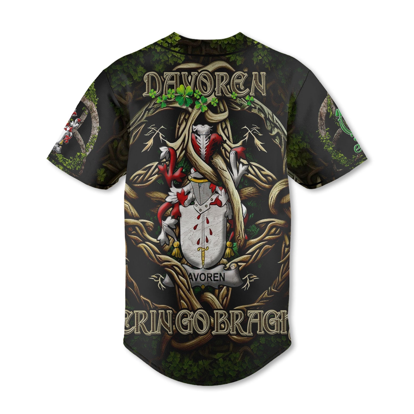 Davoren or O Davoren Baseball Jerseys Ireland Is My Root Style