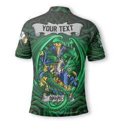 Dawson Polo Shirts The Green Dragon Of Ireland Style