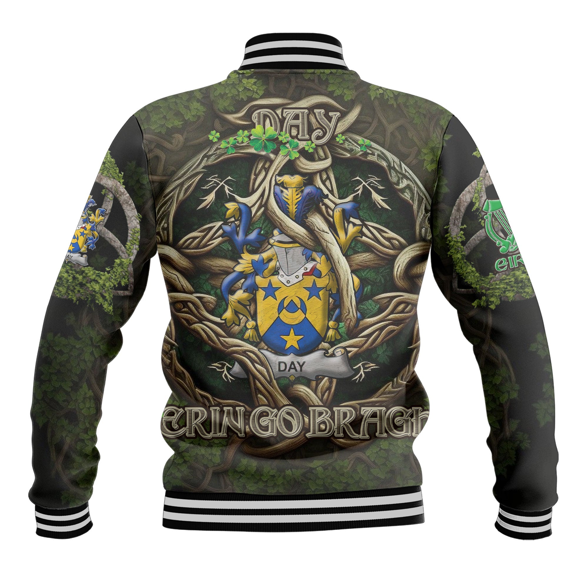 Day Baseball Jackets Ireland Is My Root Style