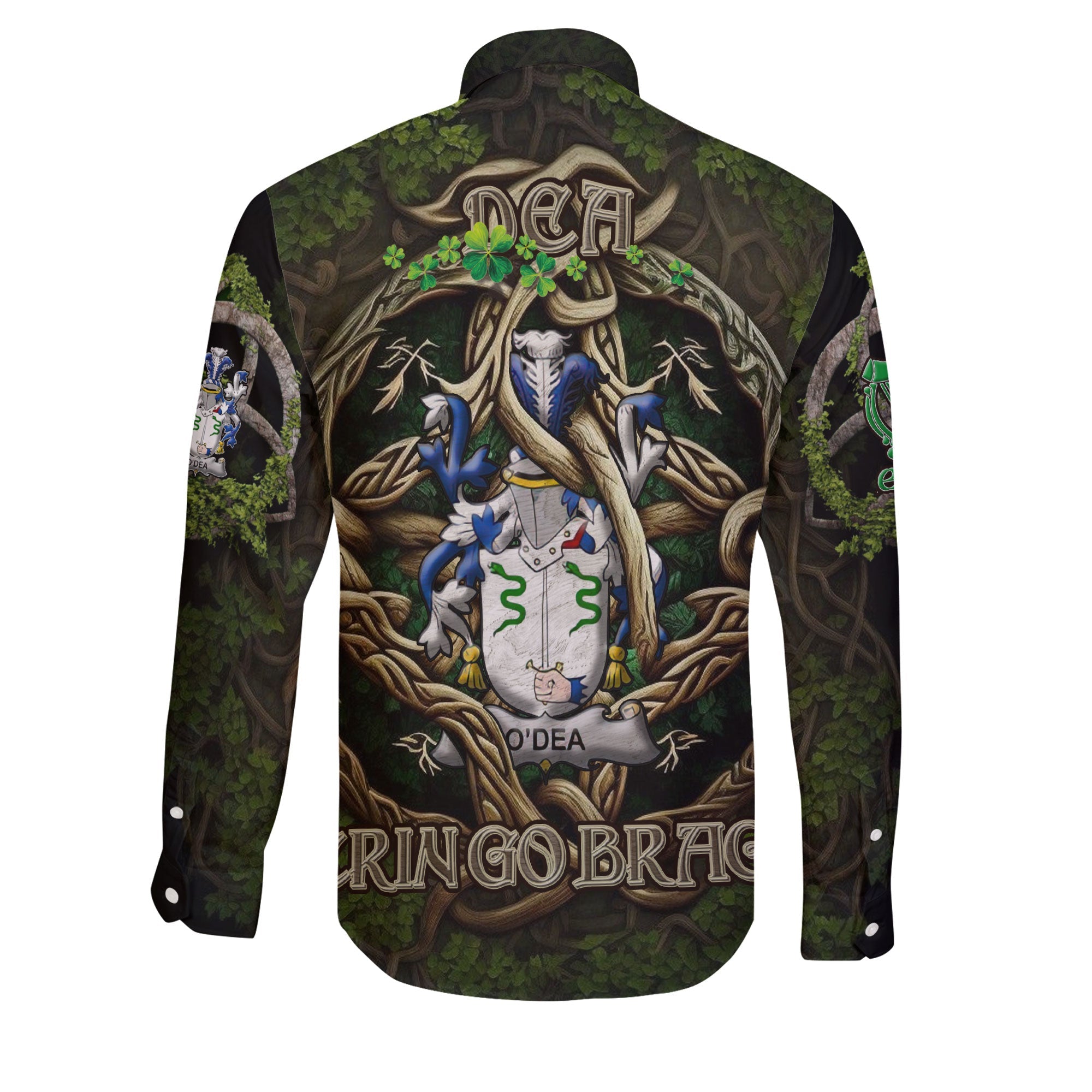 Dea or O Dea Long Sleeve Button Shirts Ireland Is My Root Style