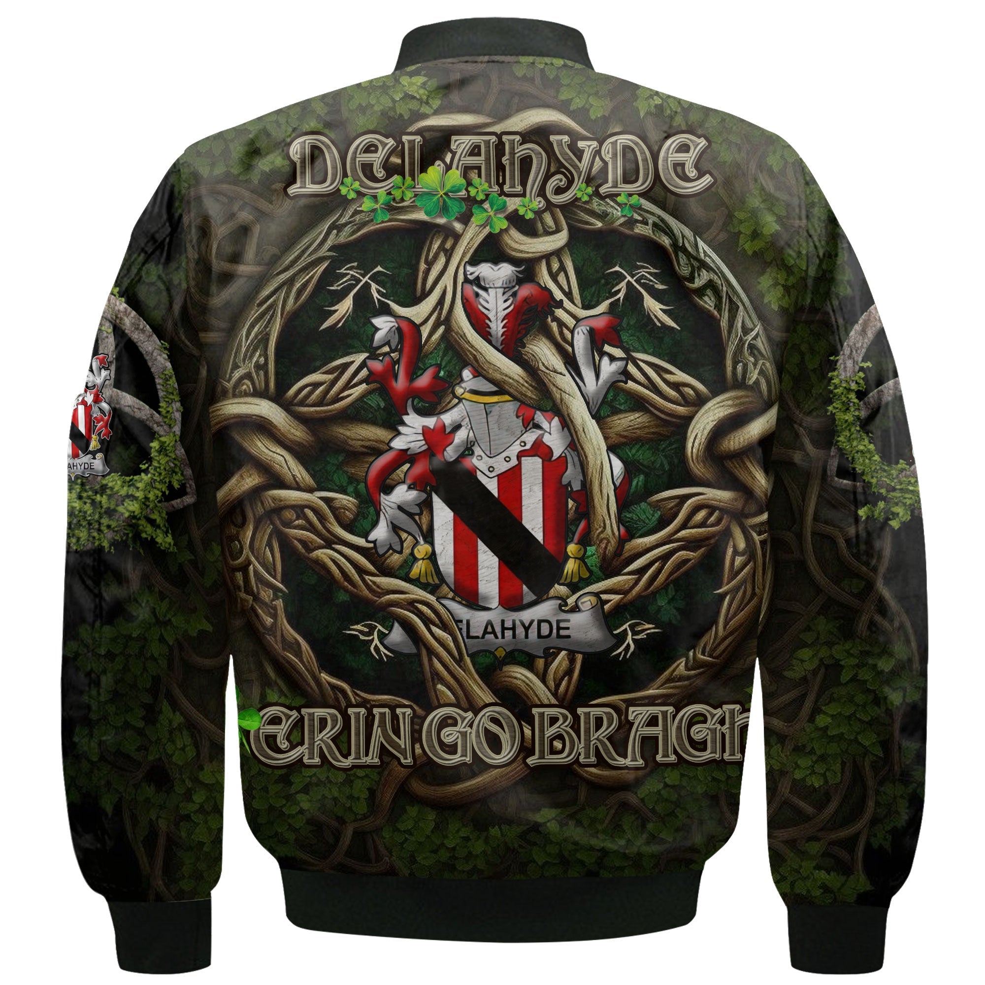 Delahyde Bomber Jackets Ireland Is My Root Style