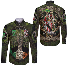 Delahyde Long Sleeve Button Shirts Ireland Is My Root Style