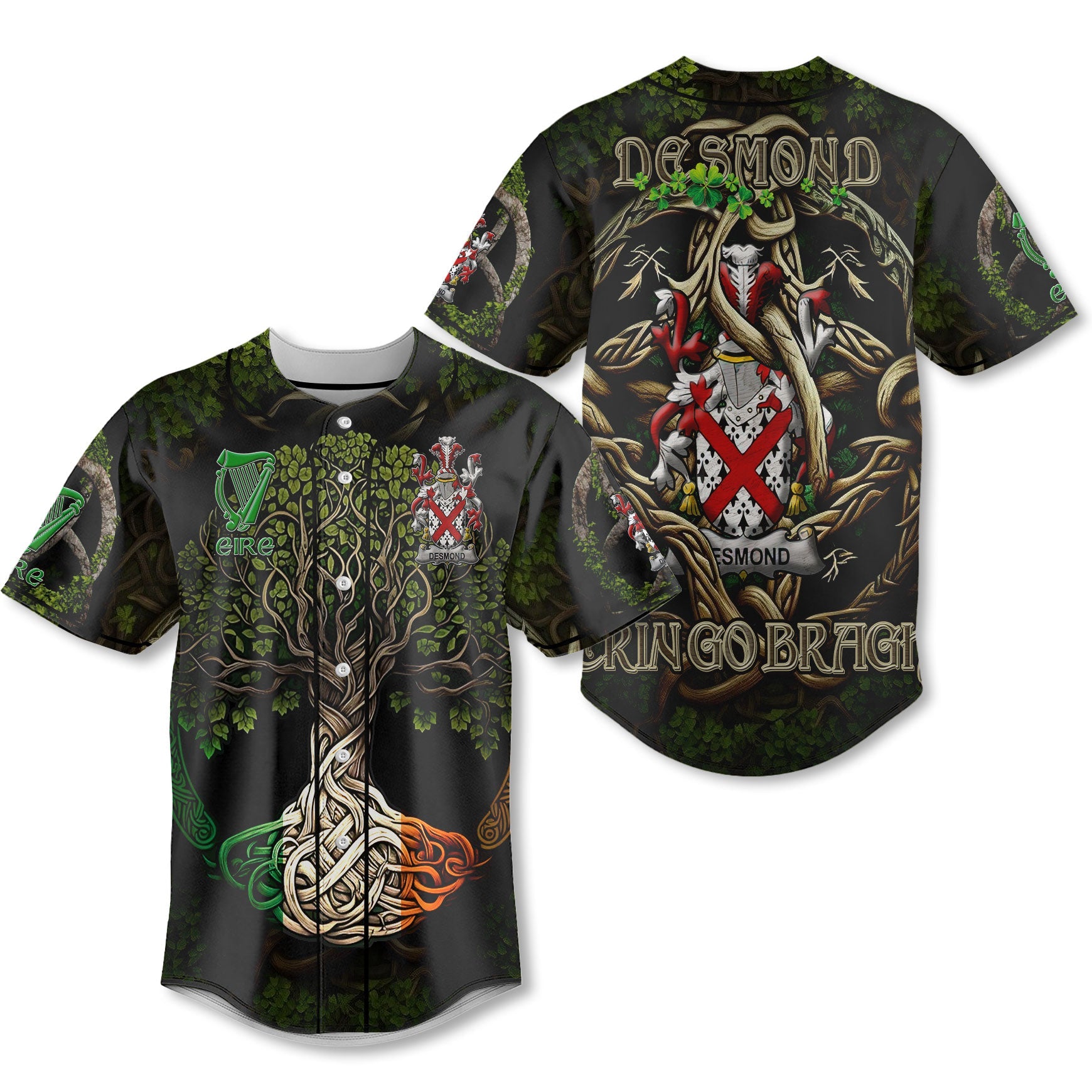 Desmond Baseball Jerseys Ireland Is My Root Style