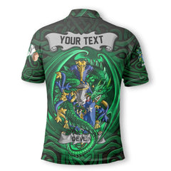 Devlin or O Devlin Polo Shirts The Green Dragon Of Ireland Style