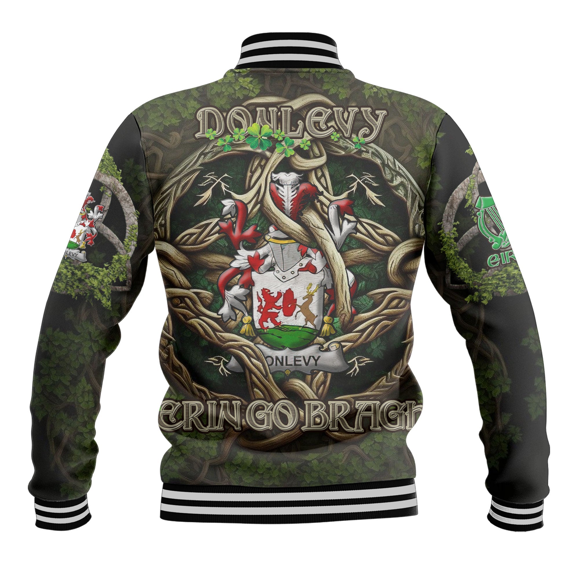 Donlevy or O Donlevy Baseball Jackets Ireland Is My Root Style