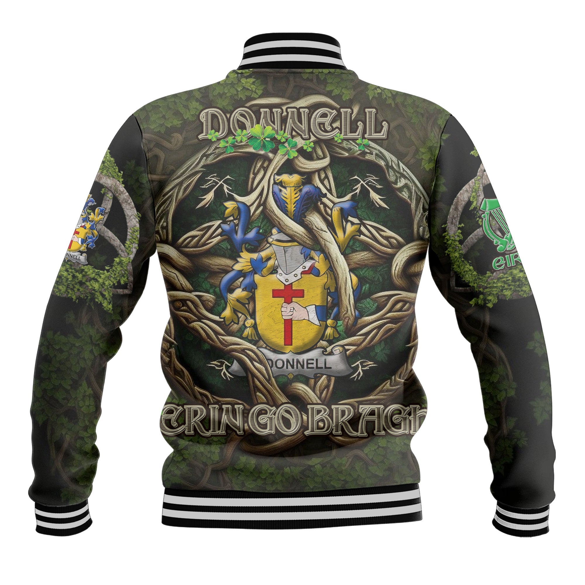 Donnell or O Donnell Baseball Jackets Ireland Is My Root Style