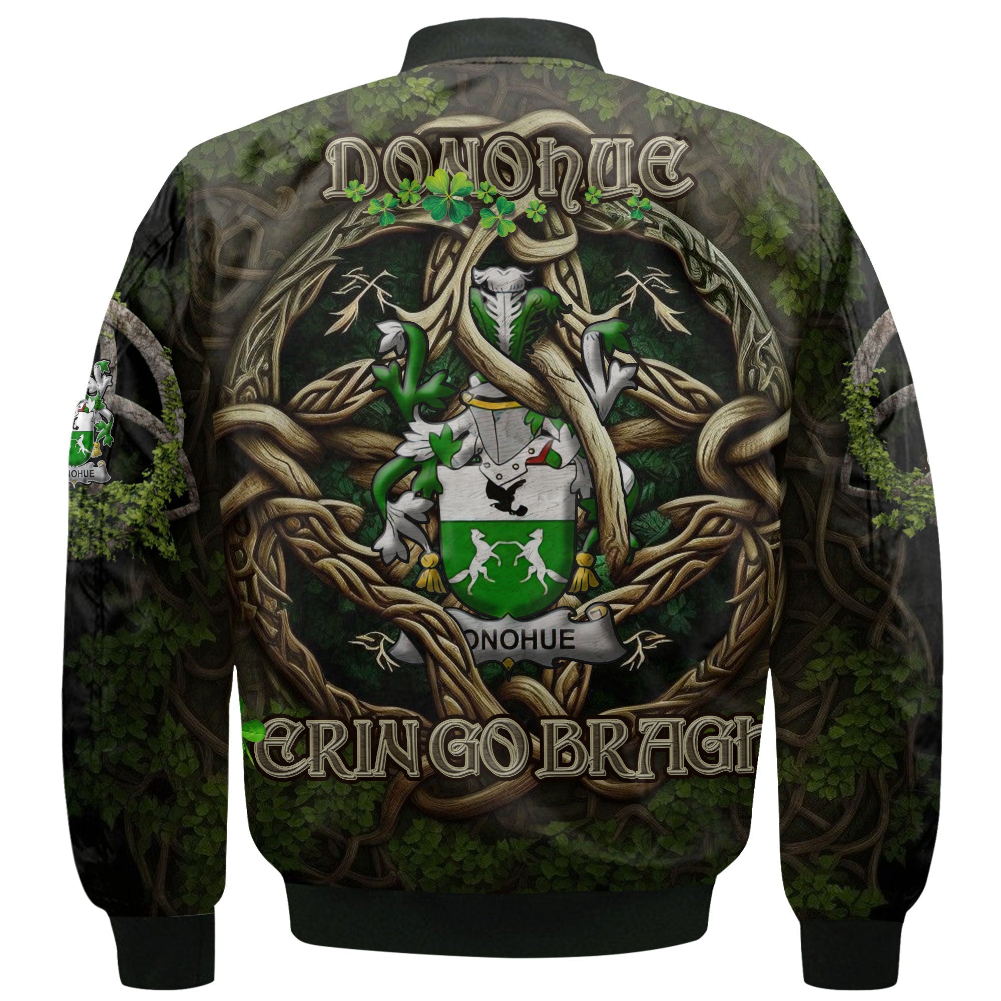 Donohue or O Donohue Bomber Jackets Ireland Is My Root Style