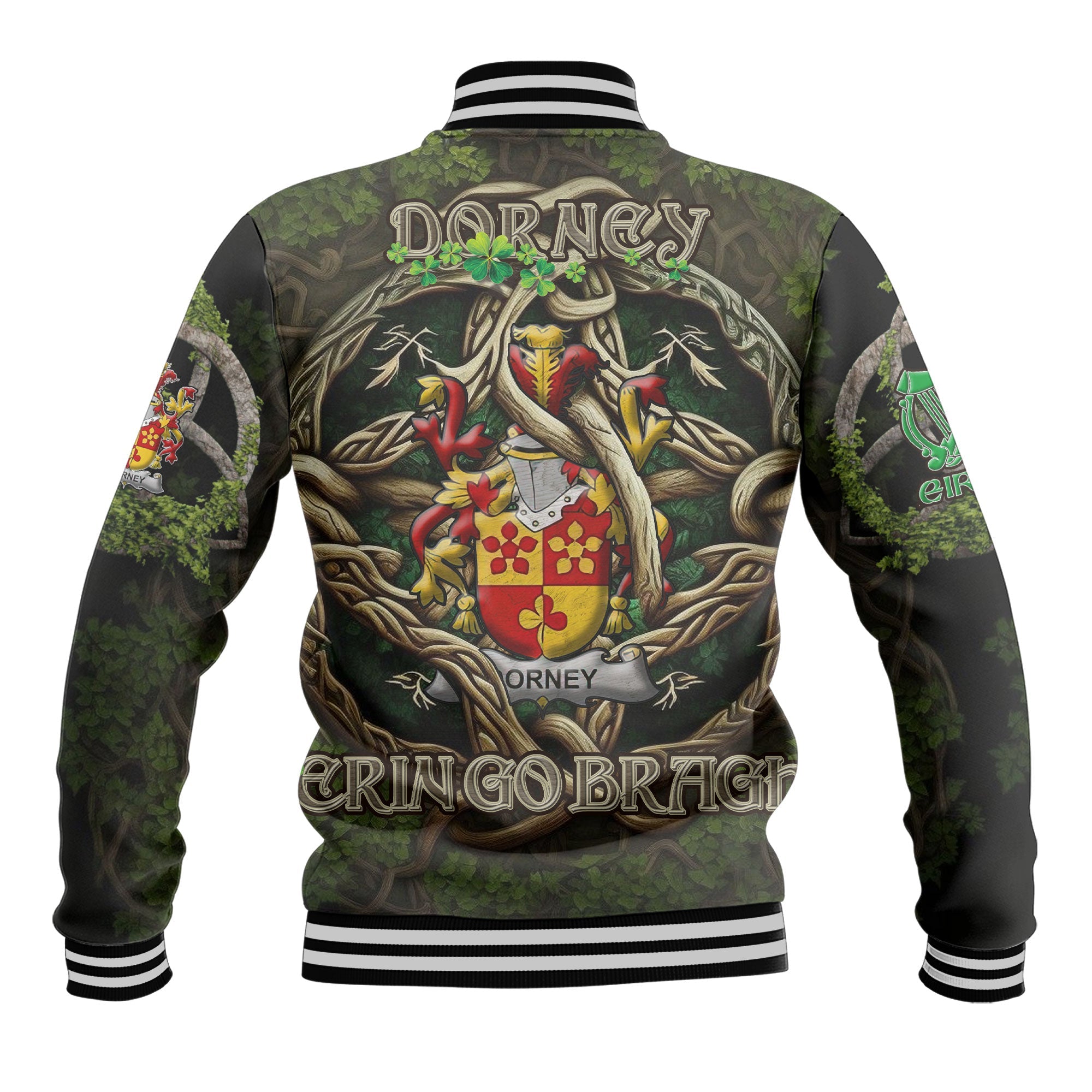 Dorney or O Dorney Baseball Jackets Ireland Is My Root Style