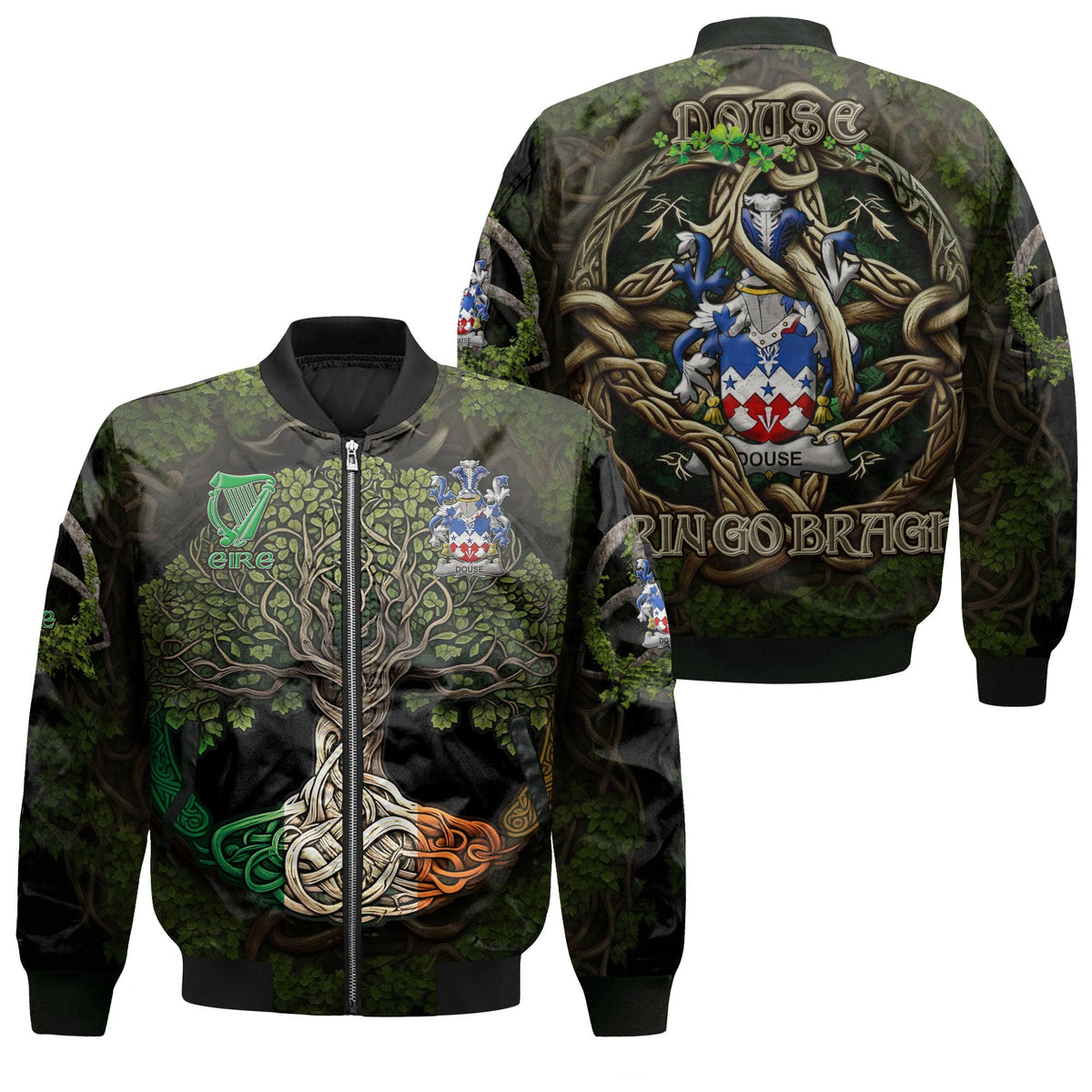 Douse or Dowse Bomber Jackets Ireland Is My Root Style