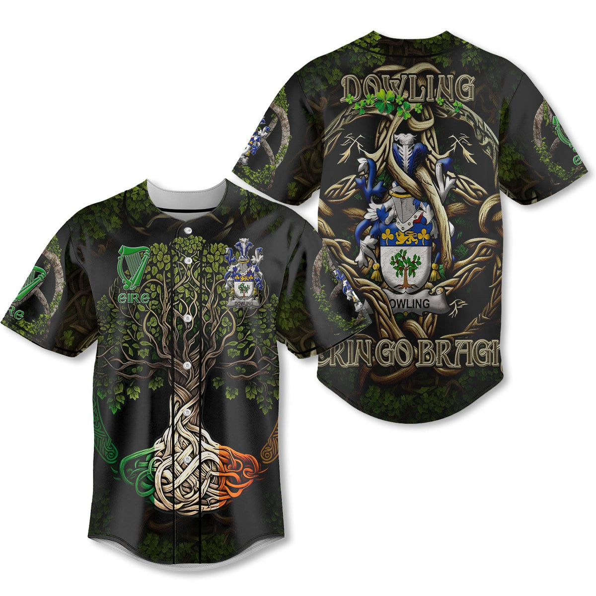 Dowling or O Dowling Baseball Jerseys Ireland Is My Root Style