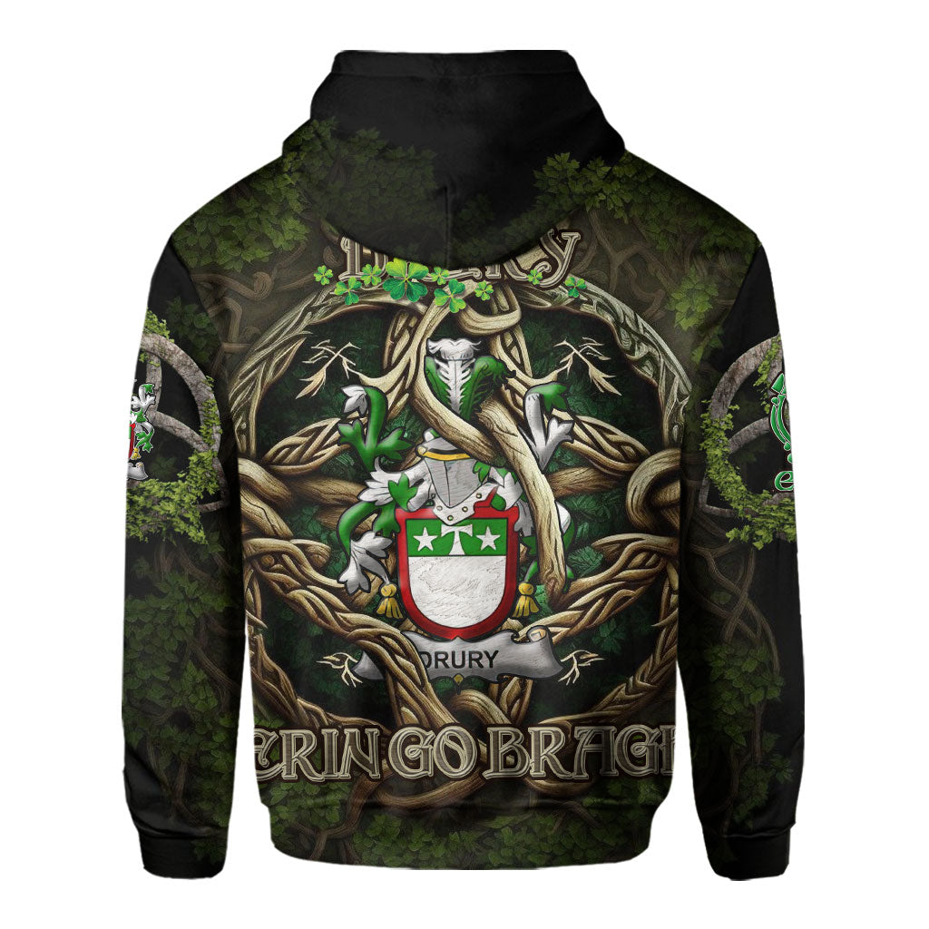 Drury or McDrury Hoodies Ireland Is My Root Style