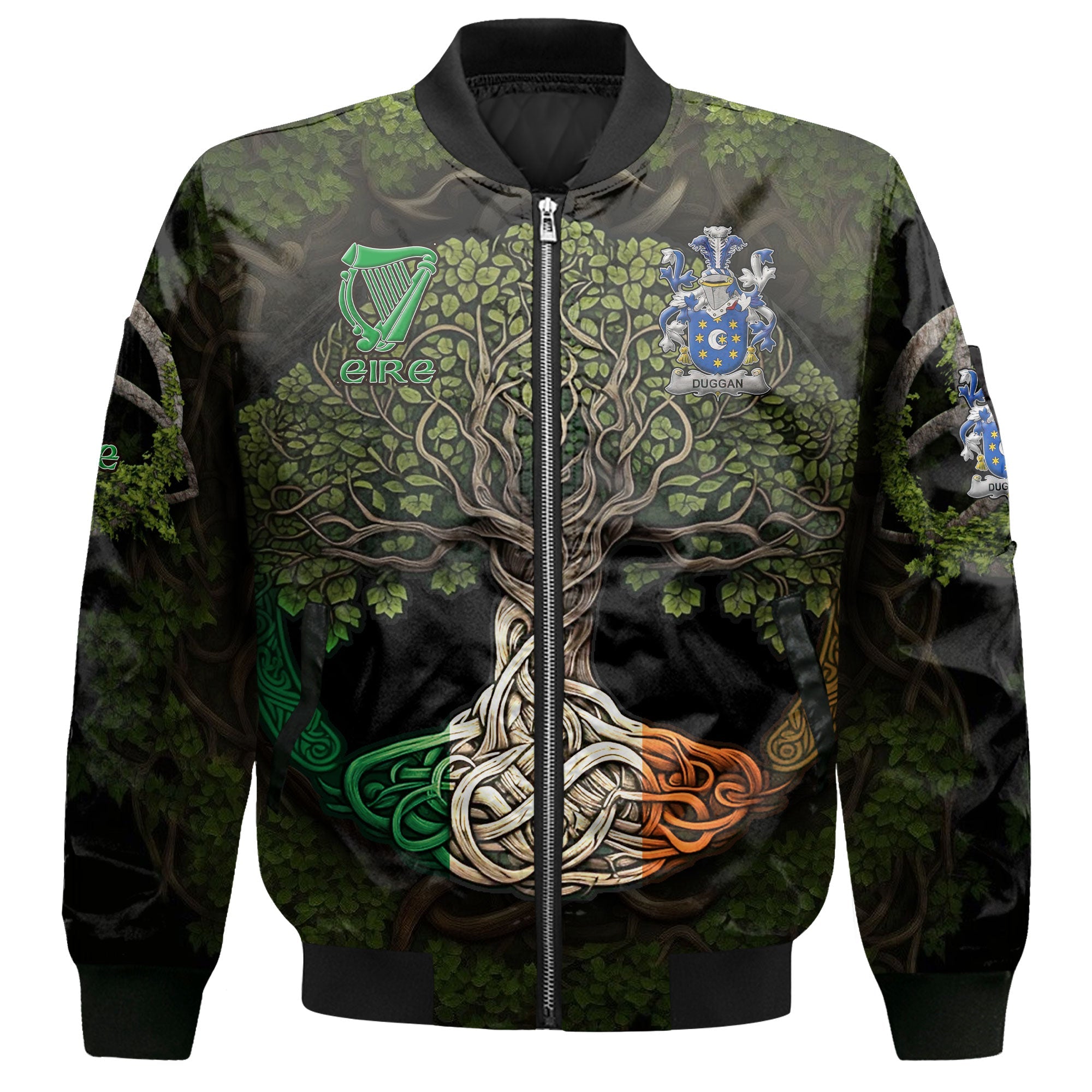 Duggan or O Duggan Bomber Jackets Ireland Is My Root Style