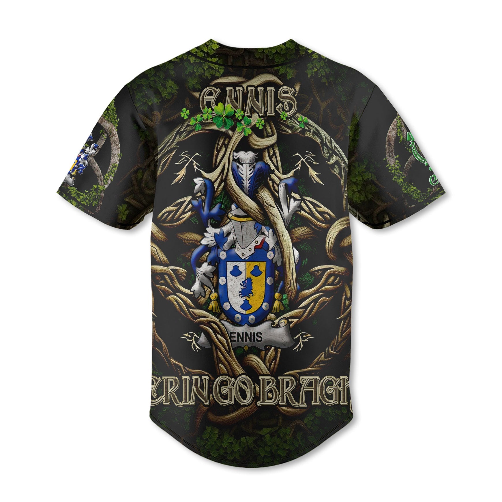 Ennis Baseball Jerseys Ireland Is My Root Style