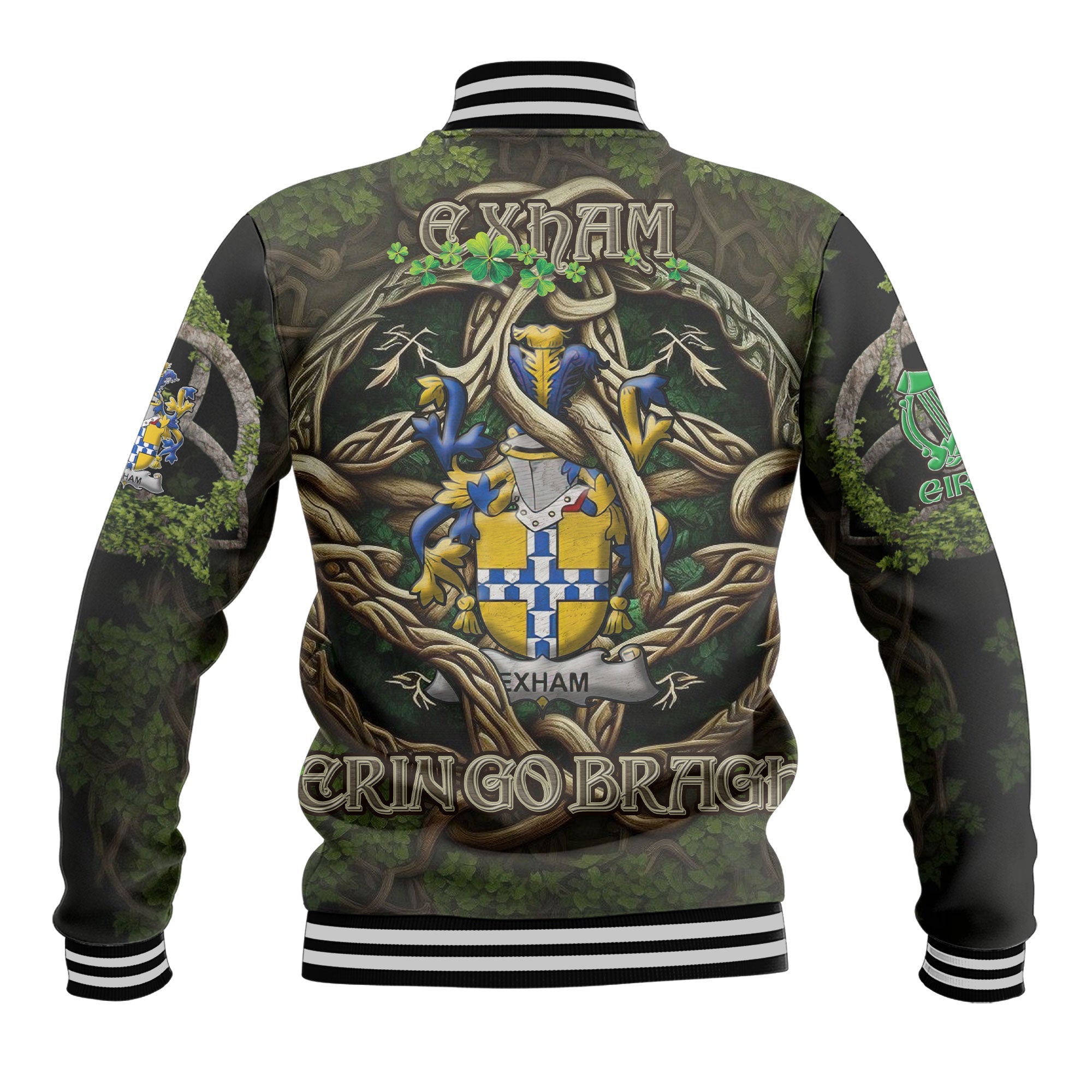 Exham Baseball Jackets Ireland Is My Root Style