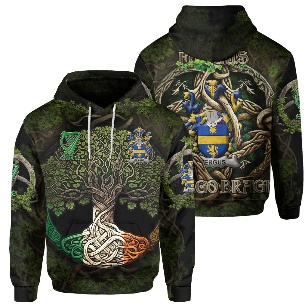 Fergus or O Fearghus Hoodies Ireland Is My Root Style