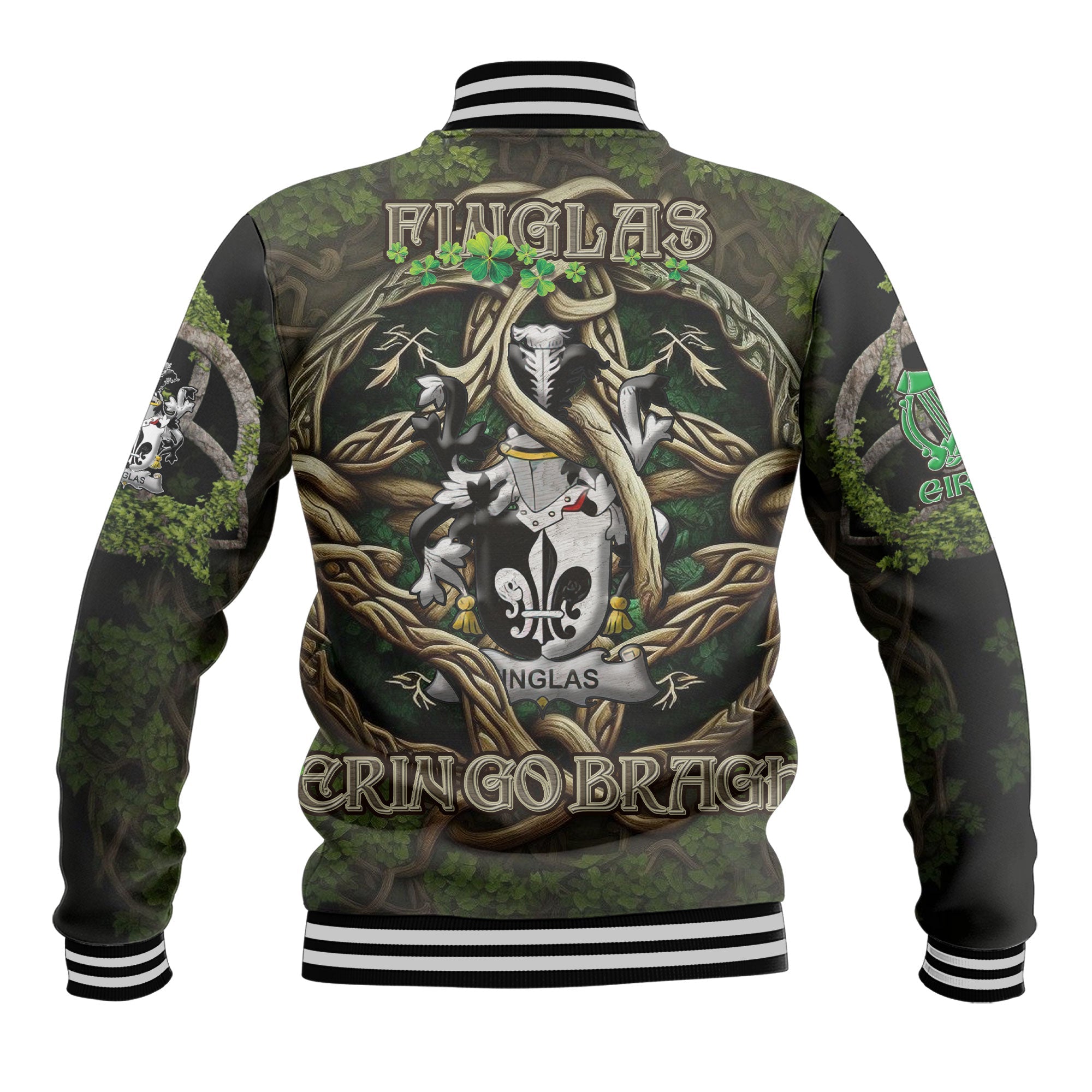Finglas Baseball Jackets Ireland Is My Root Style