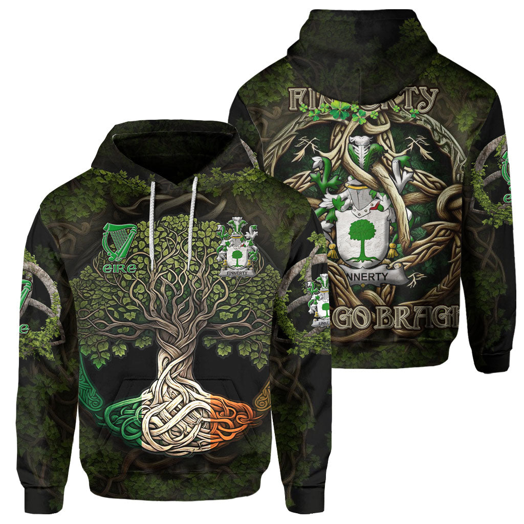 Finnerty or O Finaghty Hoodies Ireland Is My Root Style