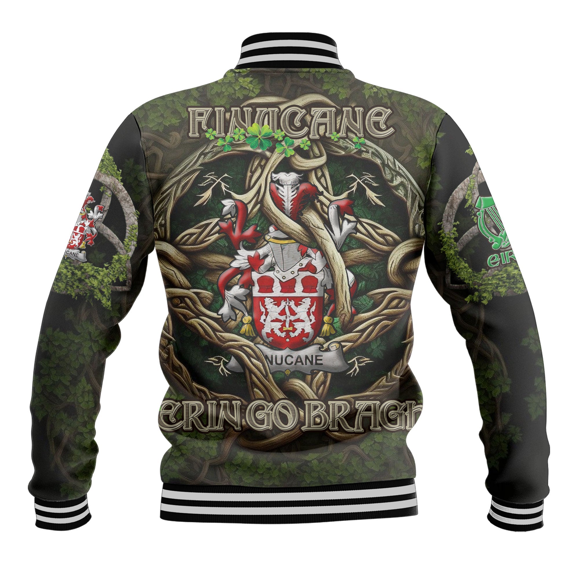 Finucane or McFinucane Baseball Jackets Ireland Is My Root Style