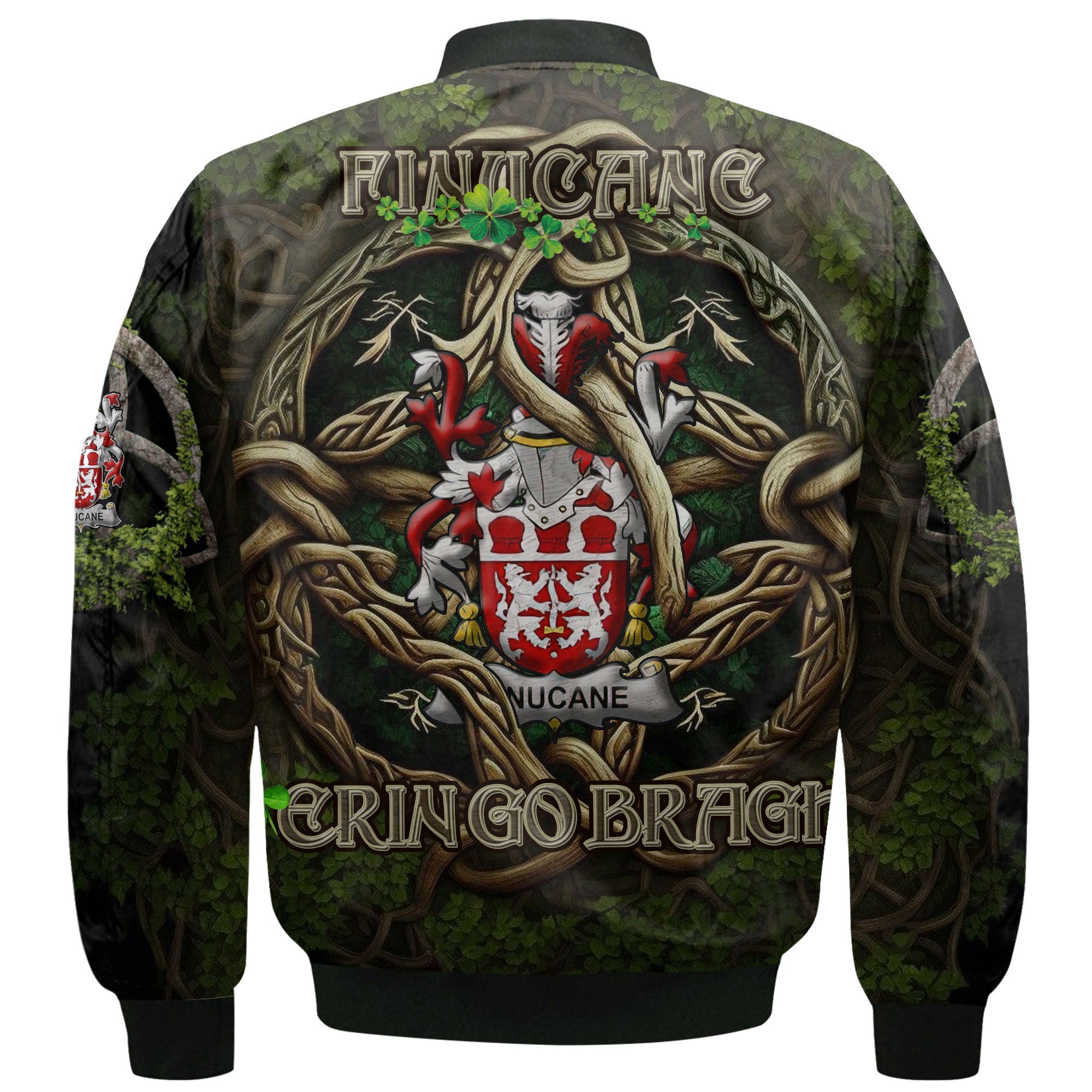 Finucane or McFinucane Bomber Jackets Ireland Is My Root Style