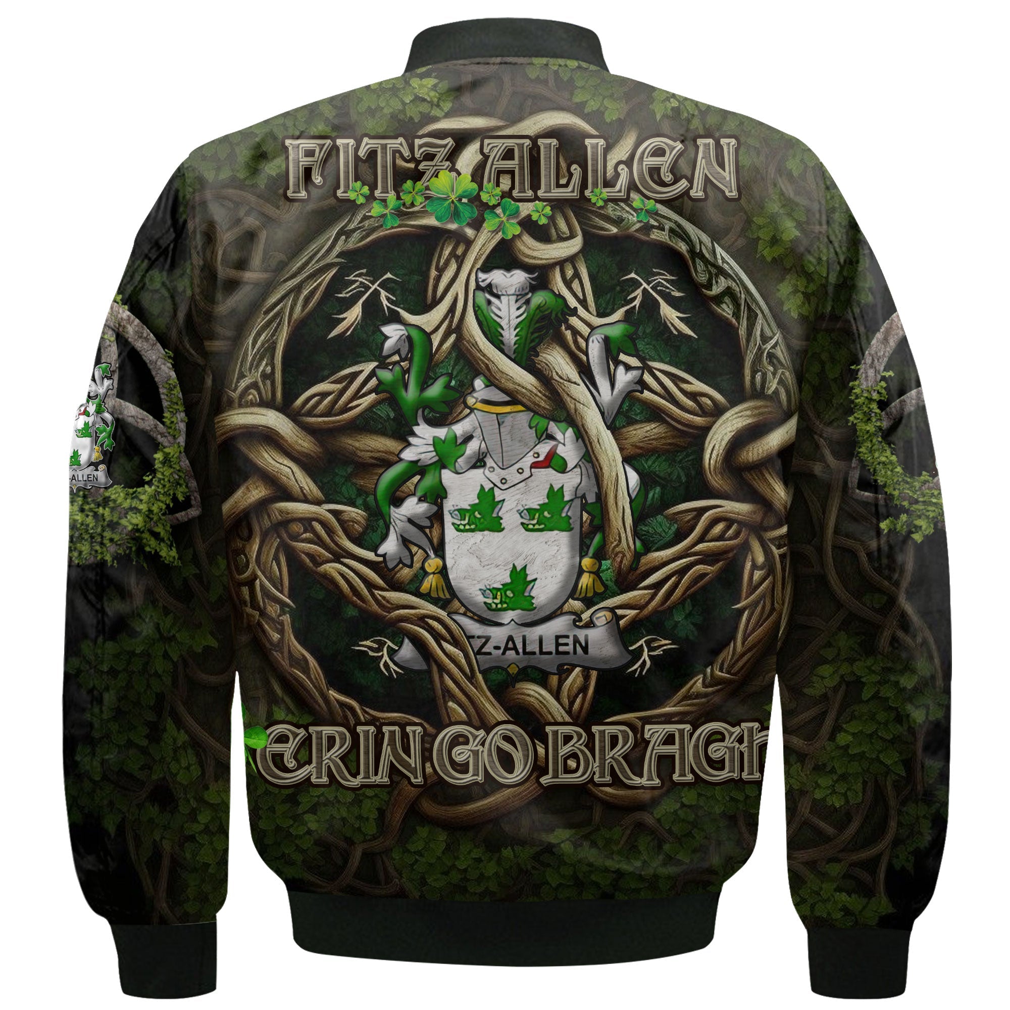 Fitz Allen Bomber Jackets Ireland Is My Root Style