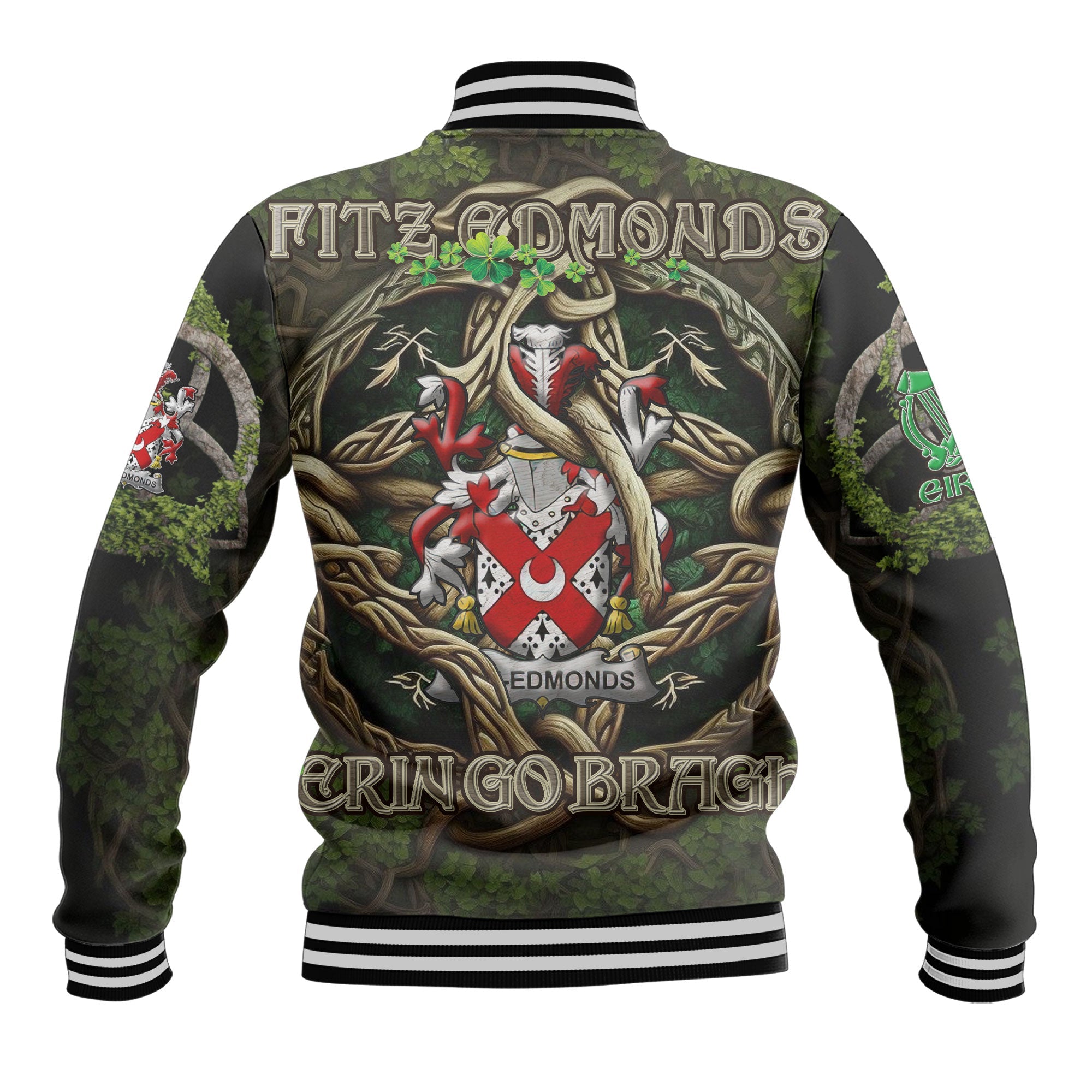 Fitz Edmonds Baseball Jackets Ireland Is My Root Style