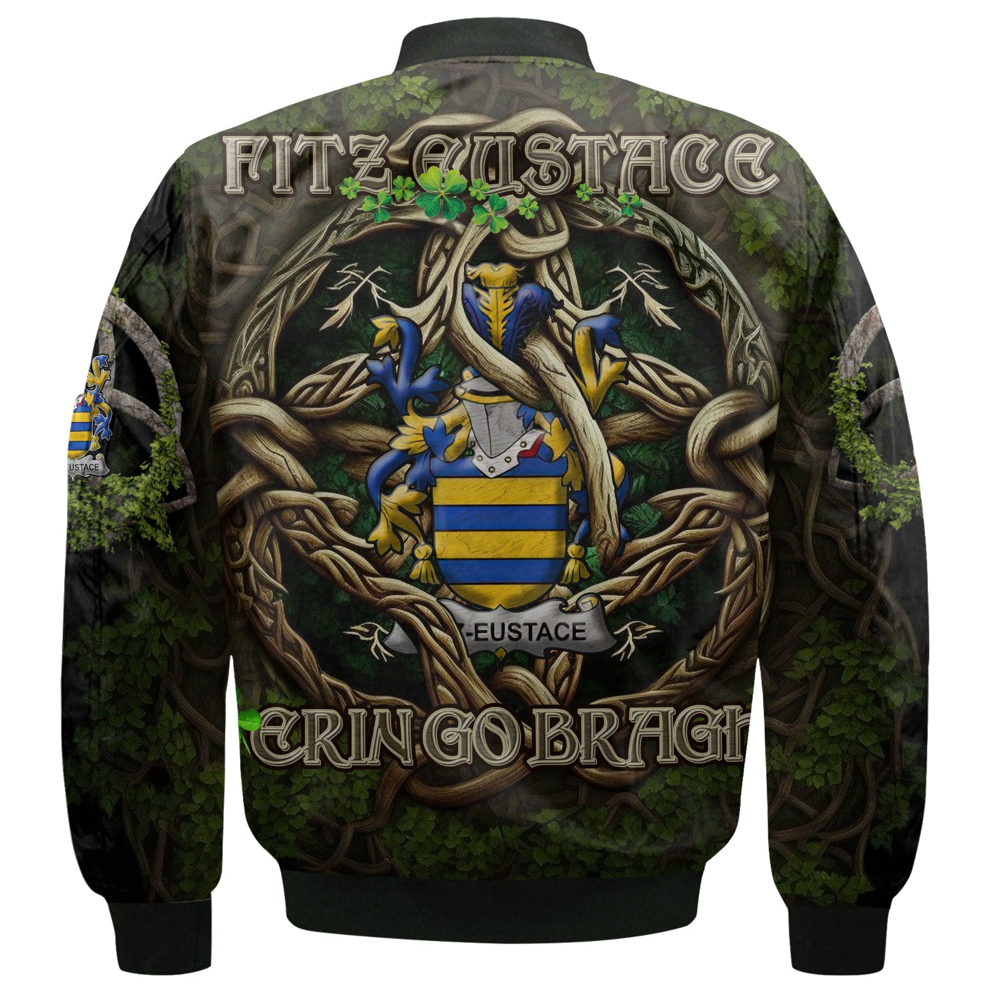 Fitz Eustace Bomber Jackets Ireland Is My Root Style