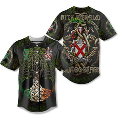Fitz Gerald Baseball Jerseys Ireland Is My Root Style