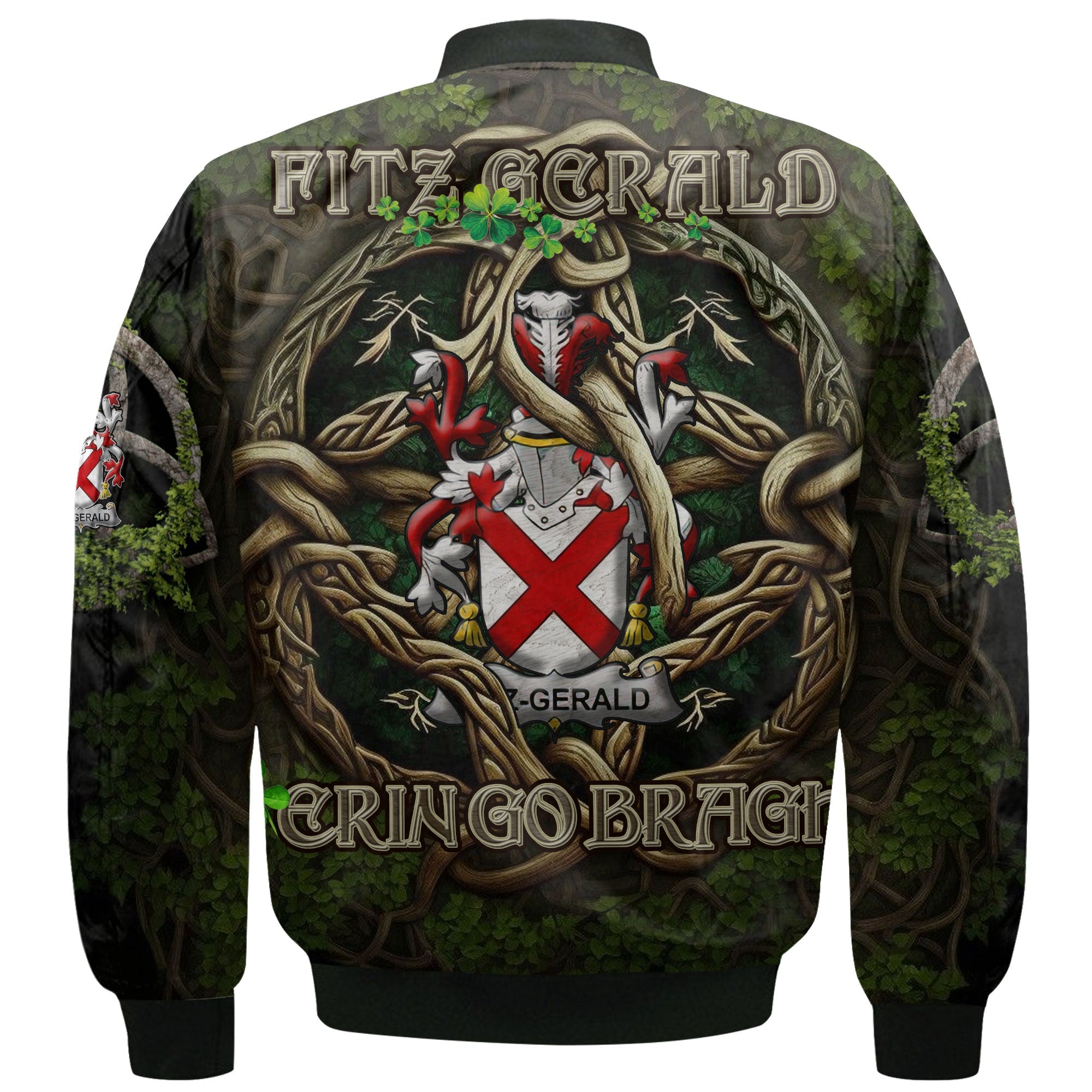 Fitz Gerald Bomber Jackets Ireland Is My Root Style