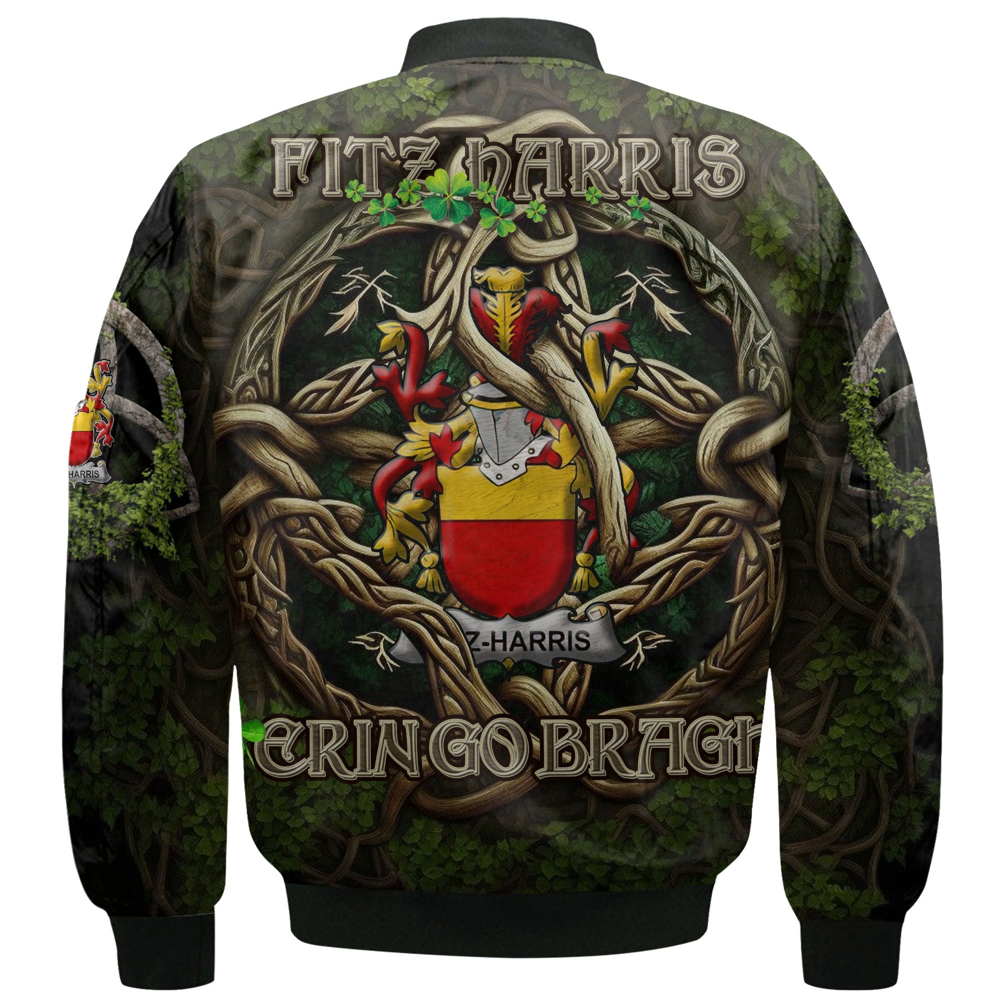 Fitz Harris Bomber Jackets Ireland Is My Root Style