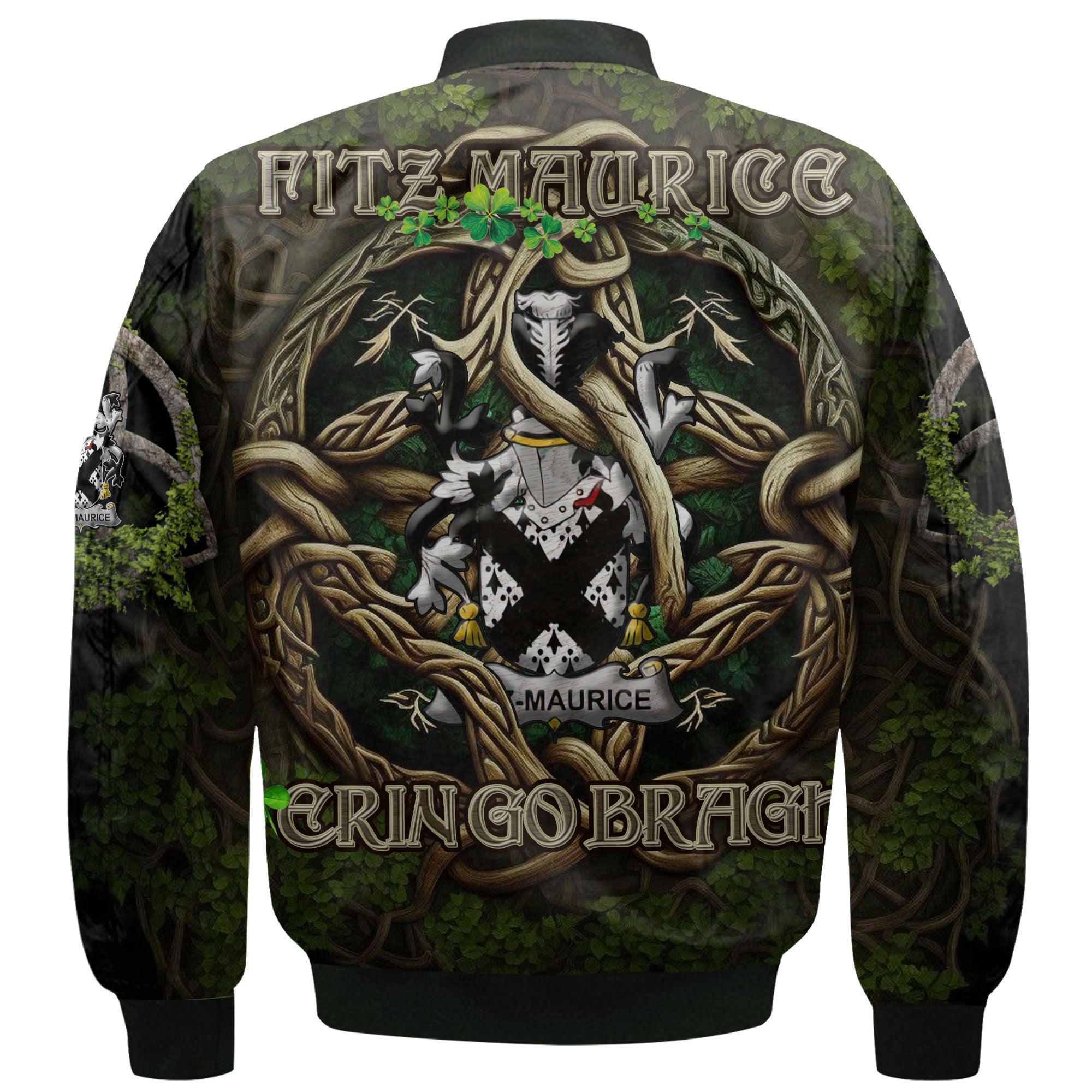 Fitz Maurice Bomber Jackets Ireland Is My Root Style