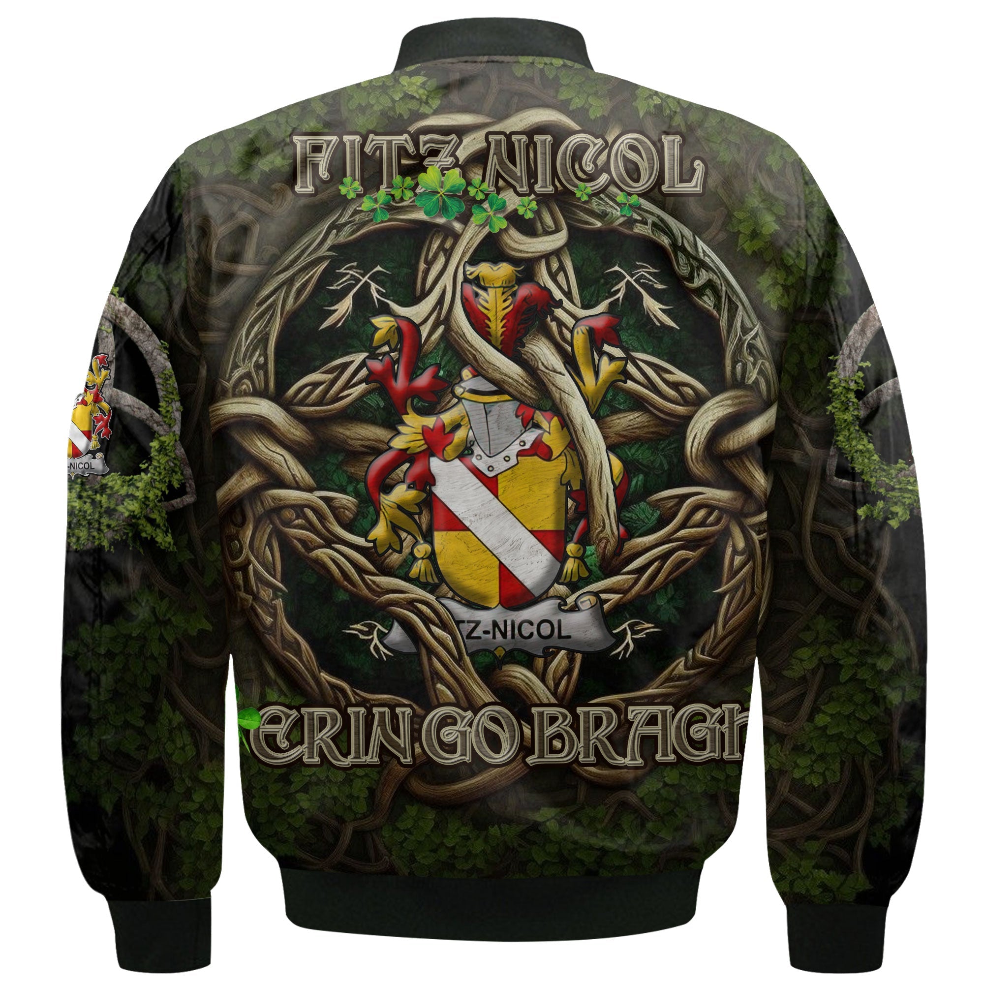 Fitz Nicol Bomber Jackets Ireland Is My Root Style