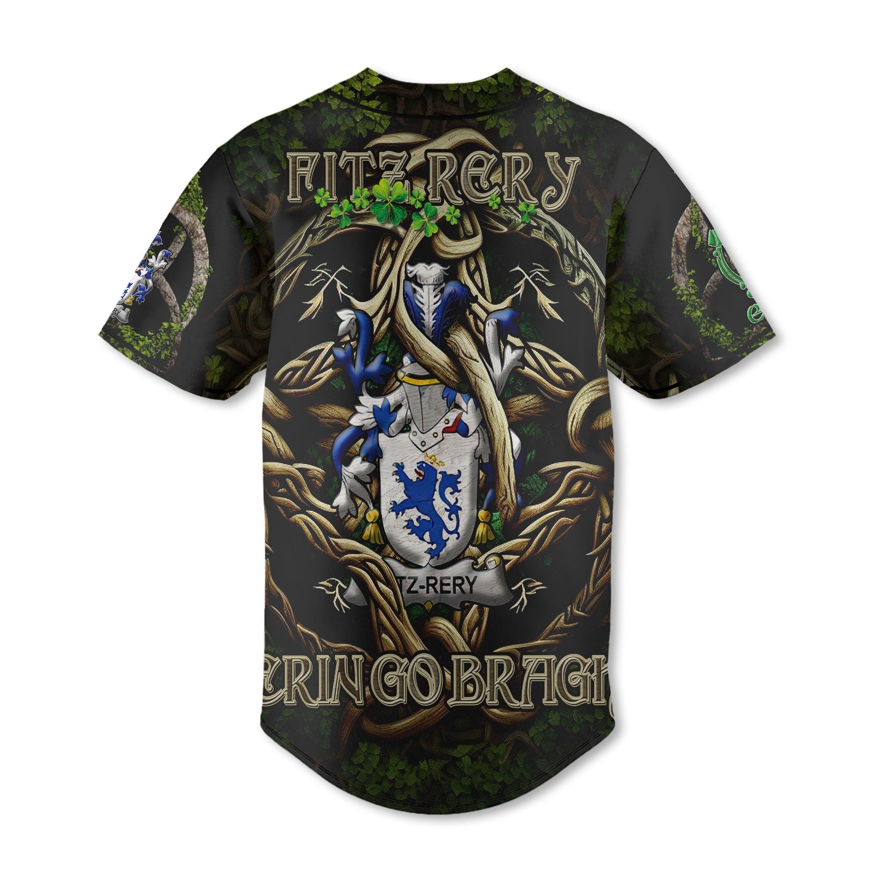 Fitz Rery Baseball Jerseys Ireland Is My Root Style