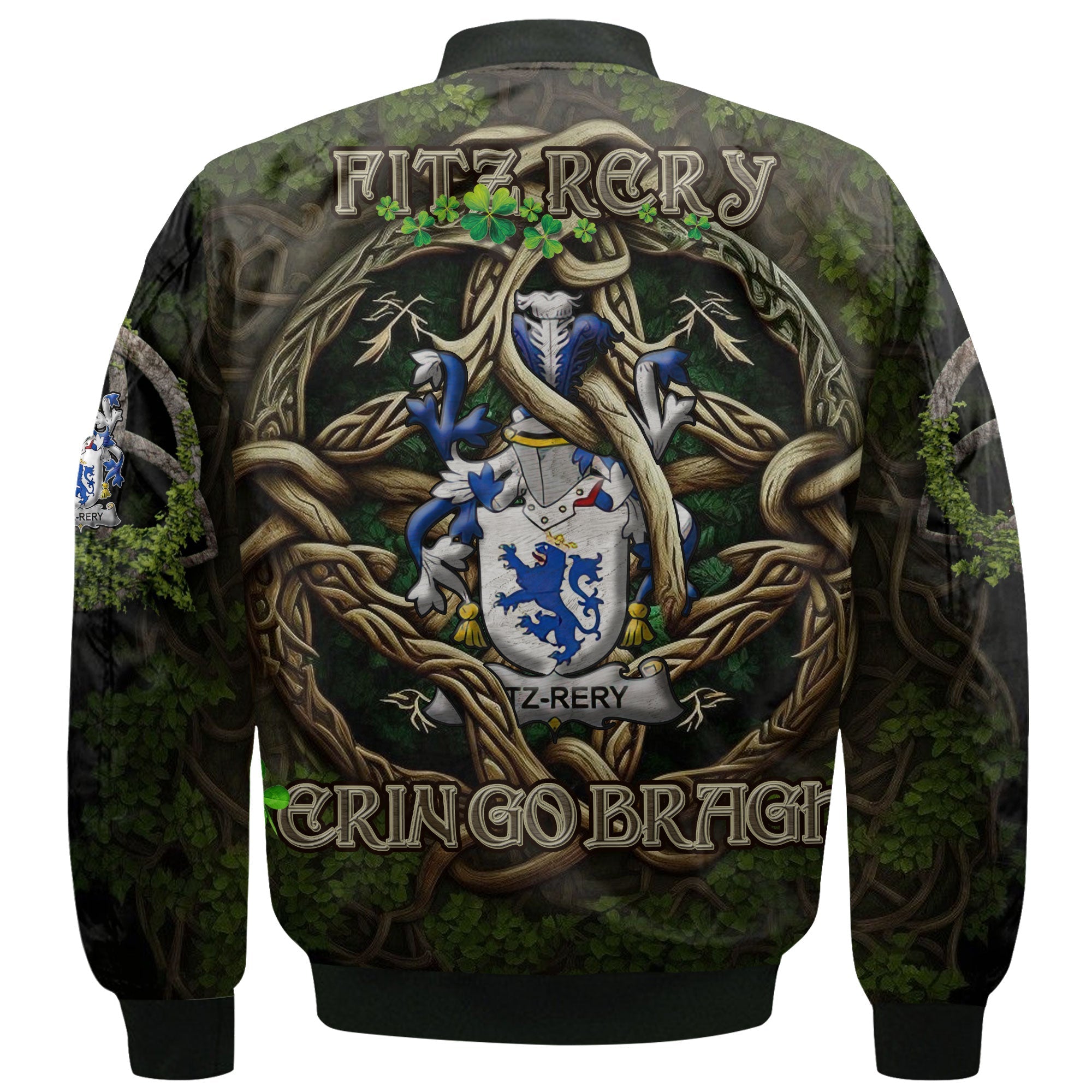 Fitz Rery Bomber Jackets Ireland Is My Root Style