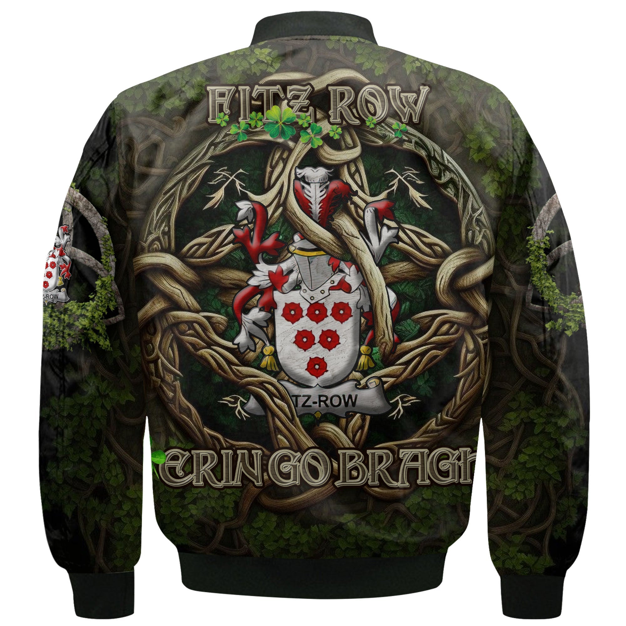 Fitz Row Bomber Jackets Ireland Is My Root Style