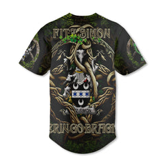 Fitz Simon Baseball Jerseys Ireland Is My Root Style