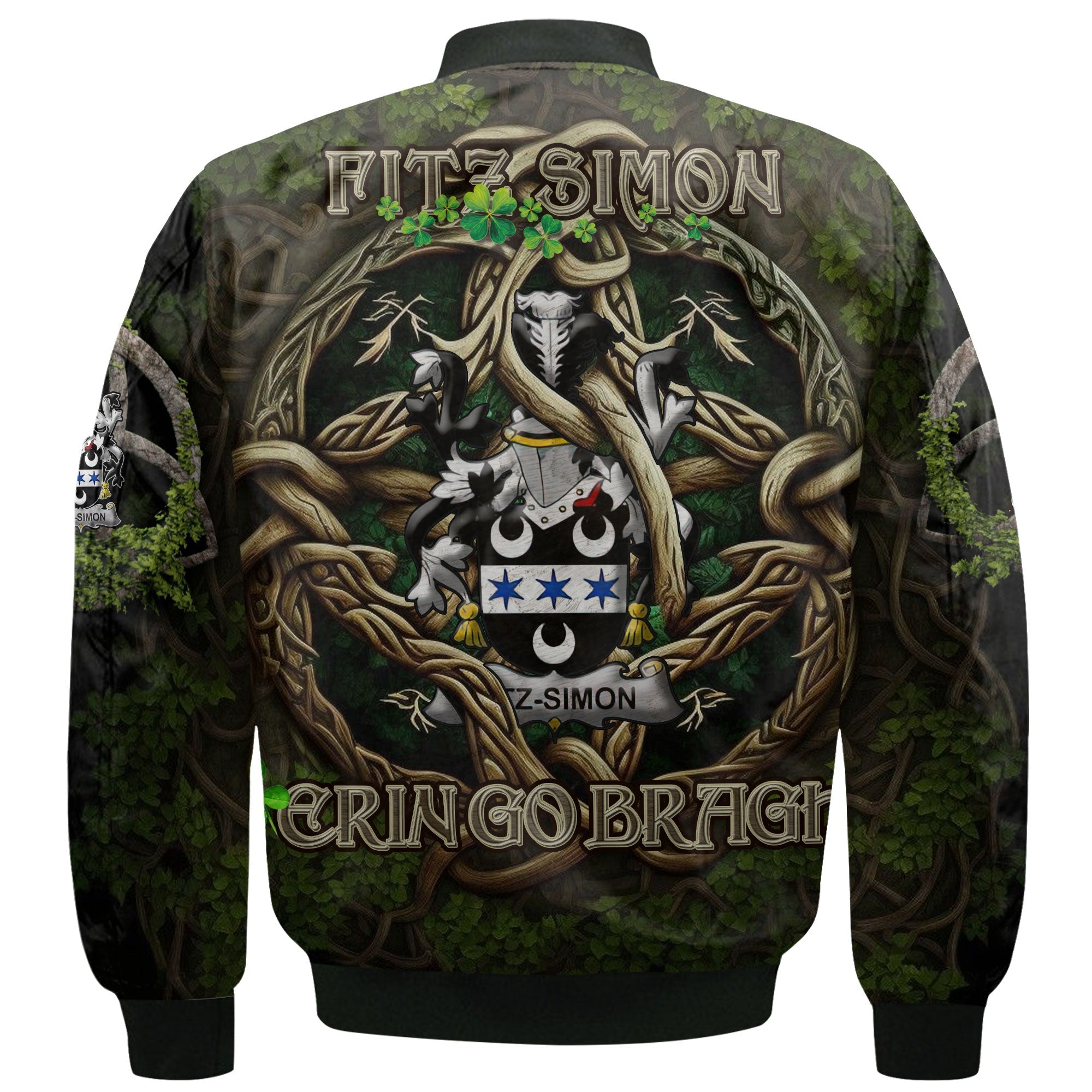 Fitz Simon Bomber Jackets Ireland Is My Root Style