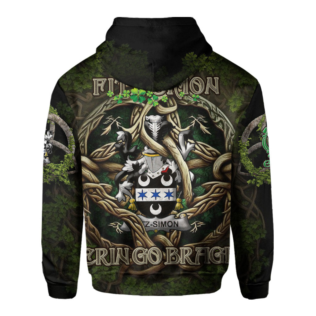 Fitz Simon Hoodies Ireland Is My Root Style