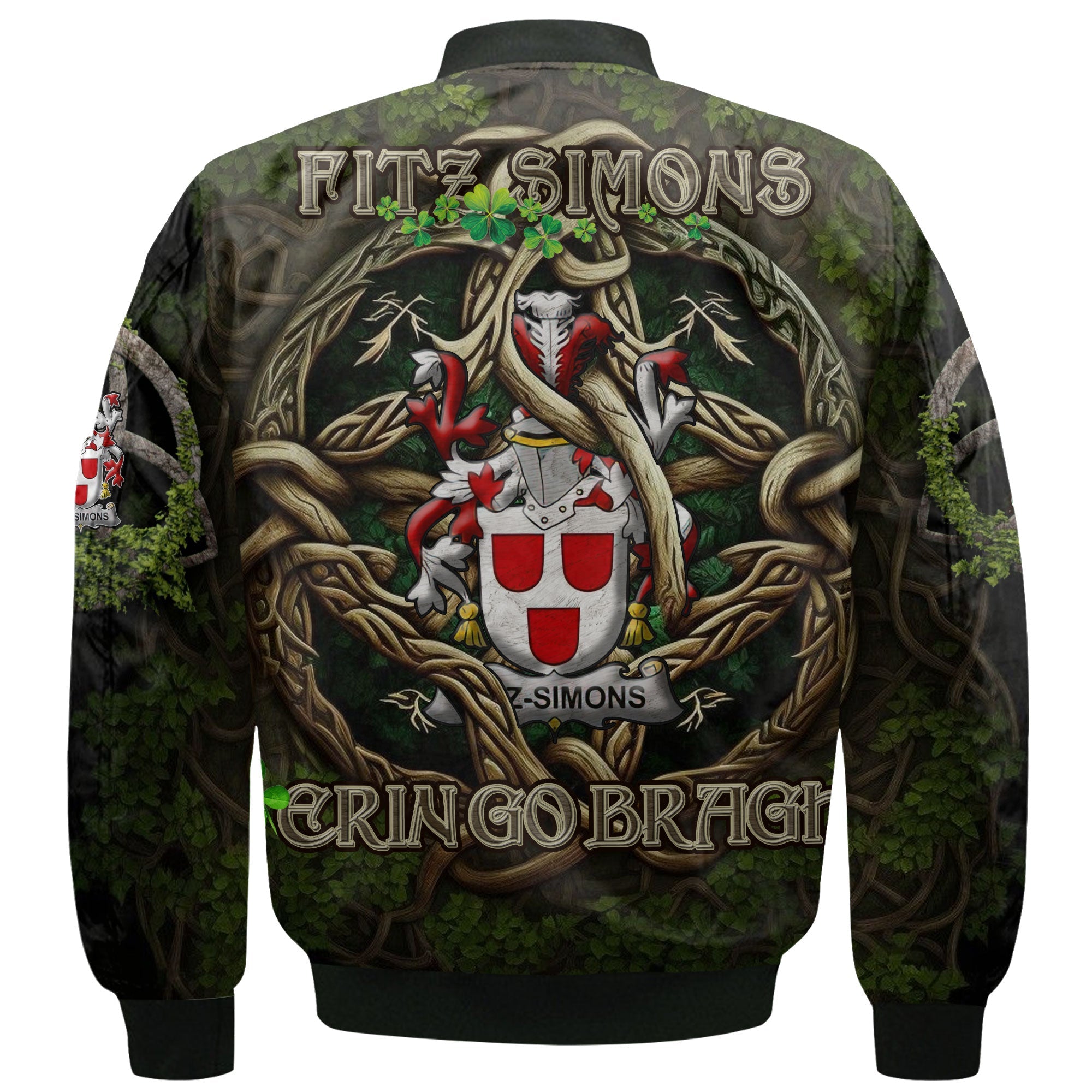 Fitz Simons Bomber Jackets Ireland Is My Root Style